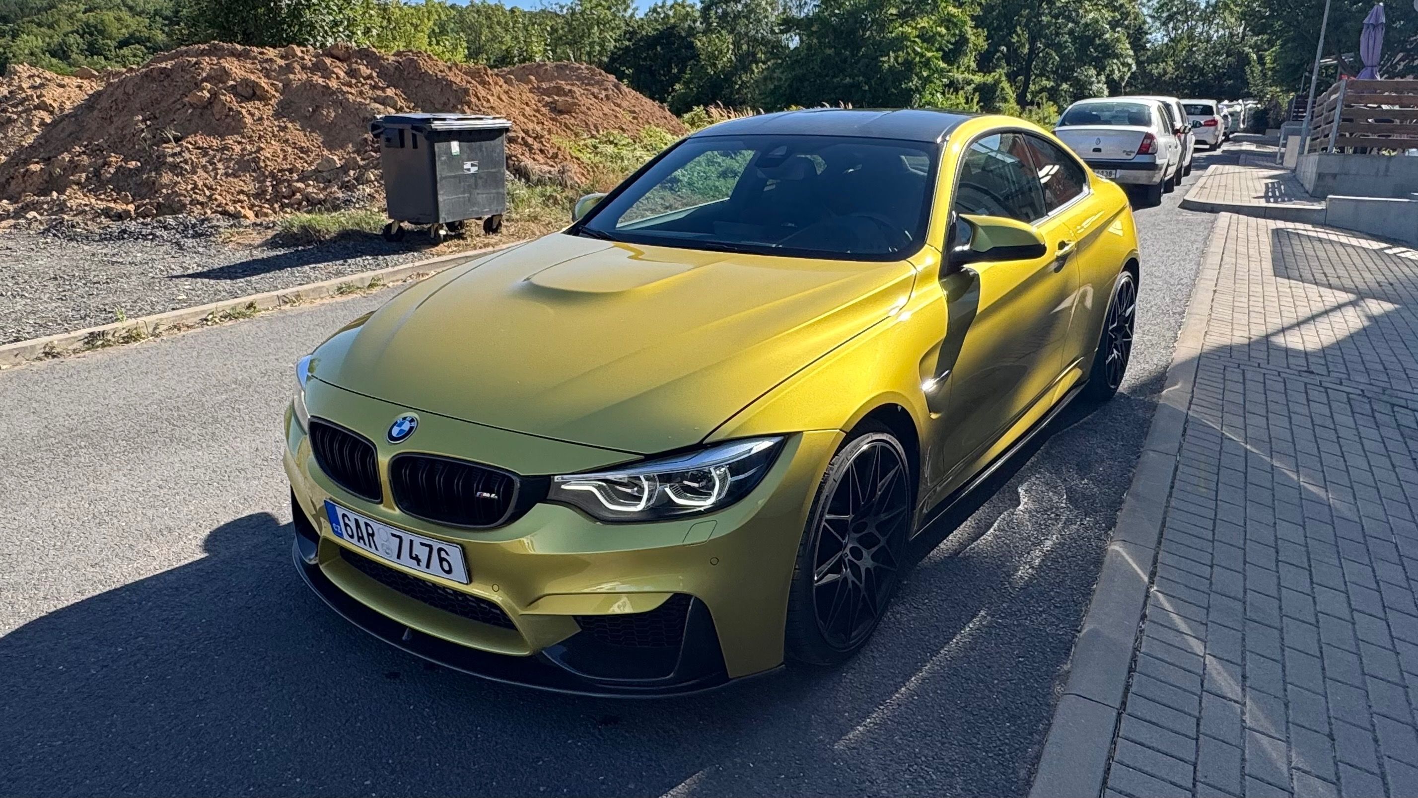 BMW M4, BMW M4 LCI (DPH), 2017, HeadUP