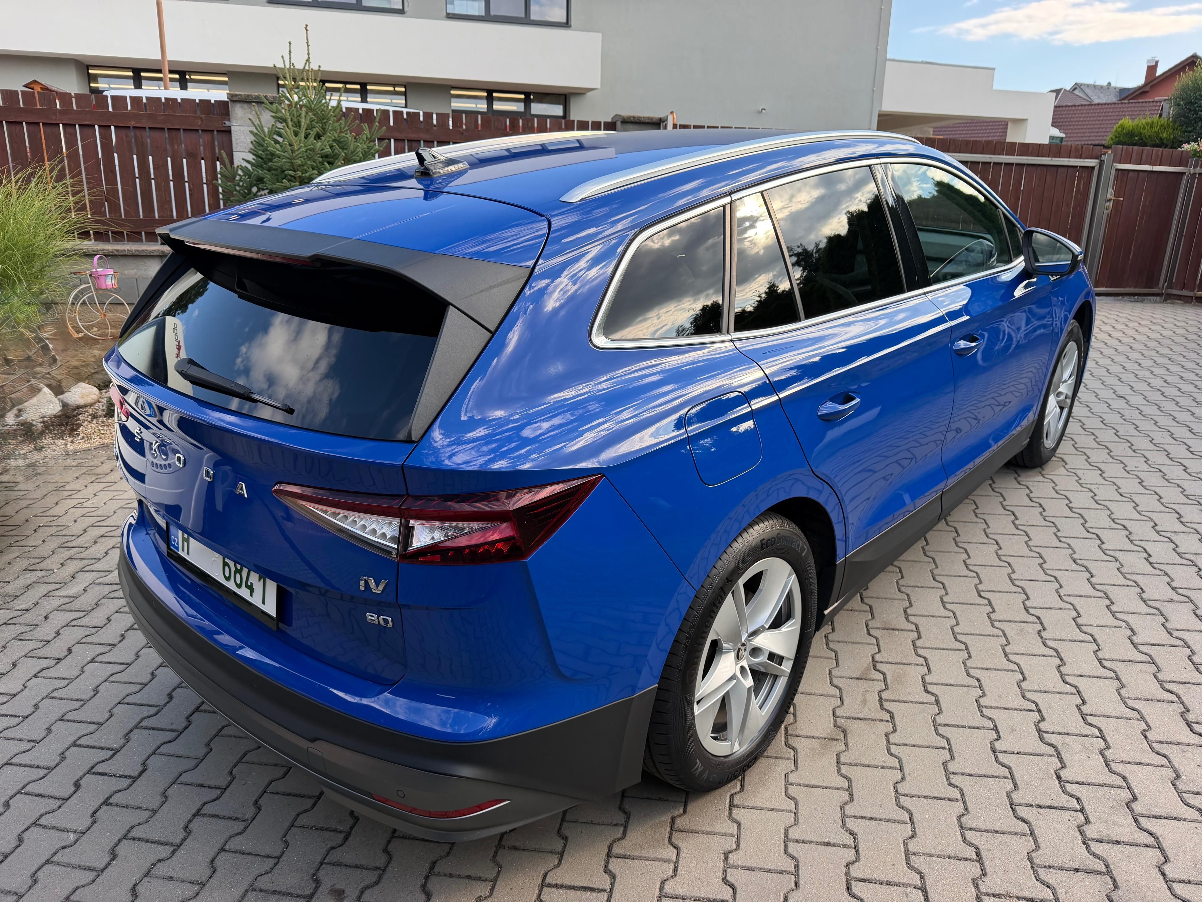 Škoda Enyaq, iV80, 150kw, tažné, SoH 91% - fotka 4