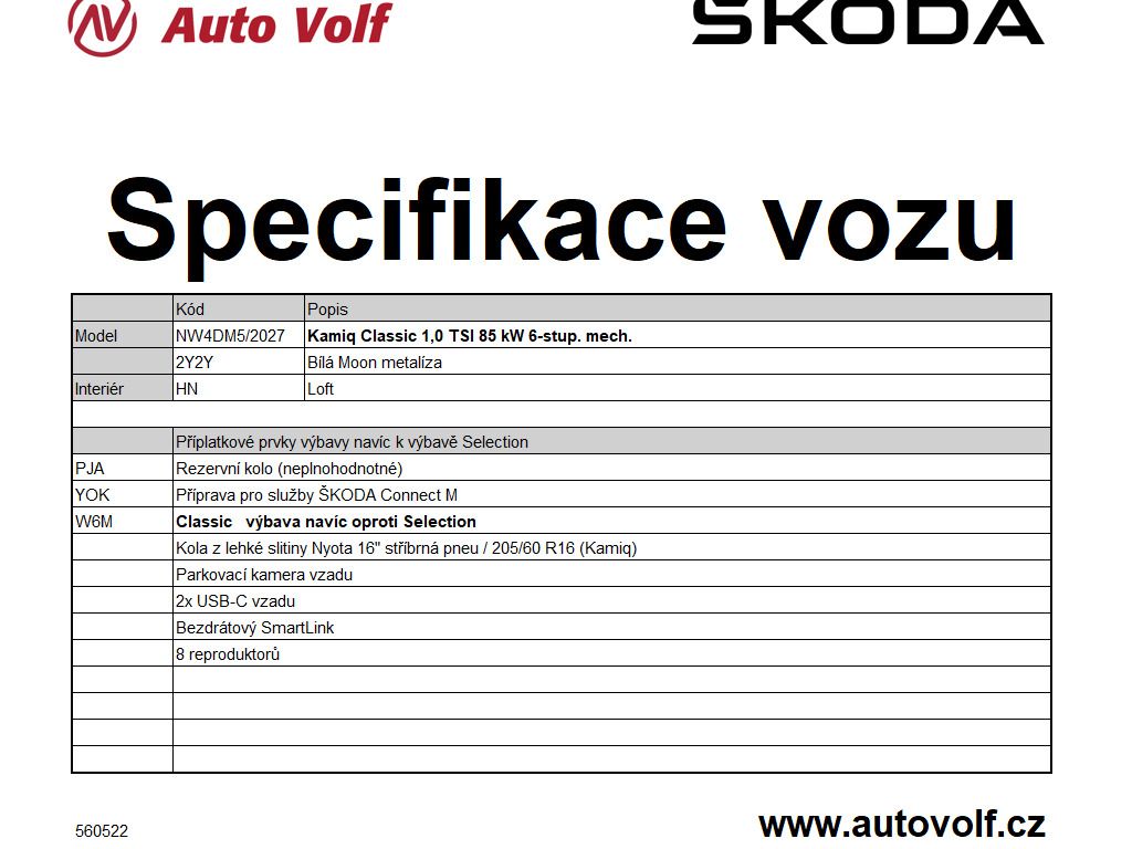 Škoda Kamiq, Classic 1,0TSI 85kW - fotka 2