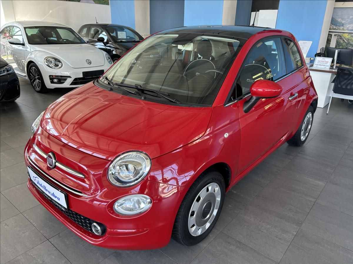 Fiat 500, 1,2   LOUNGE,SERVISKA,PANORAMA - fotka 3