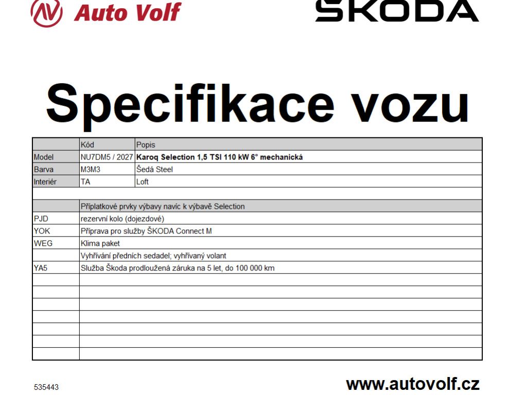 Škoda Karoq, Selection 1,5TSI 110kW - fotka 2