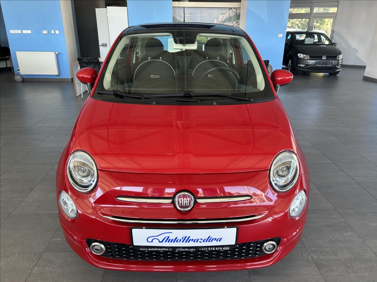 Fiat 500, 1,2   LOUNGE,SERVISKA,PANORAMA - fotka 2