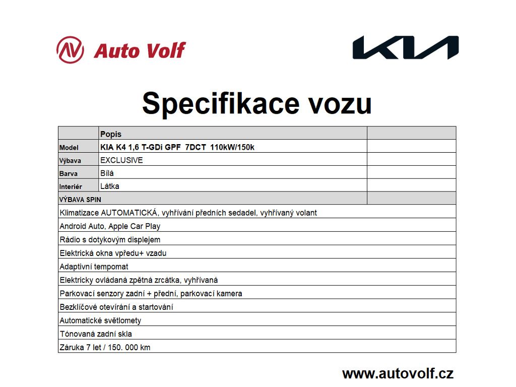 Kia K4, EXCLUSIVE 1,6 T-GDi GPF 7DCT 1 - fotka 2