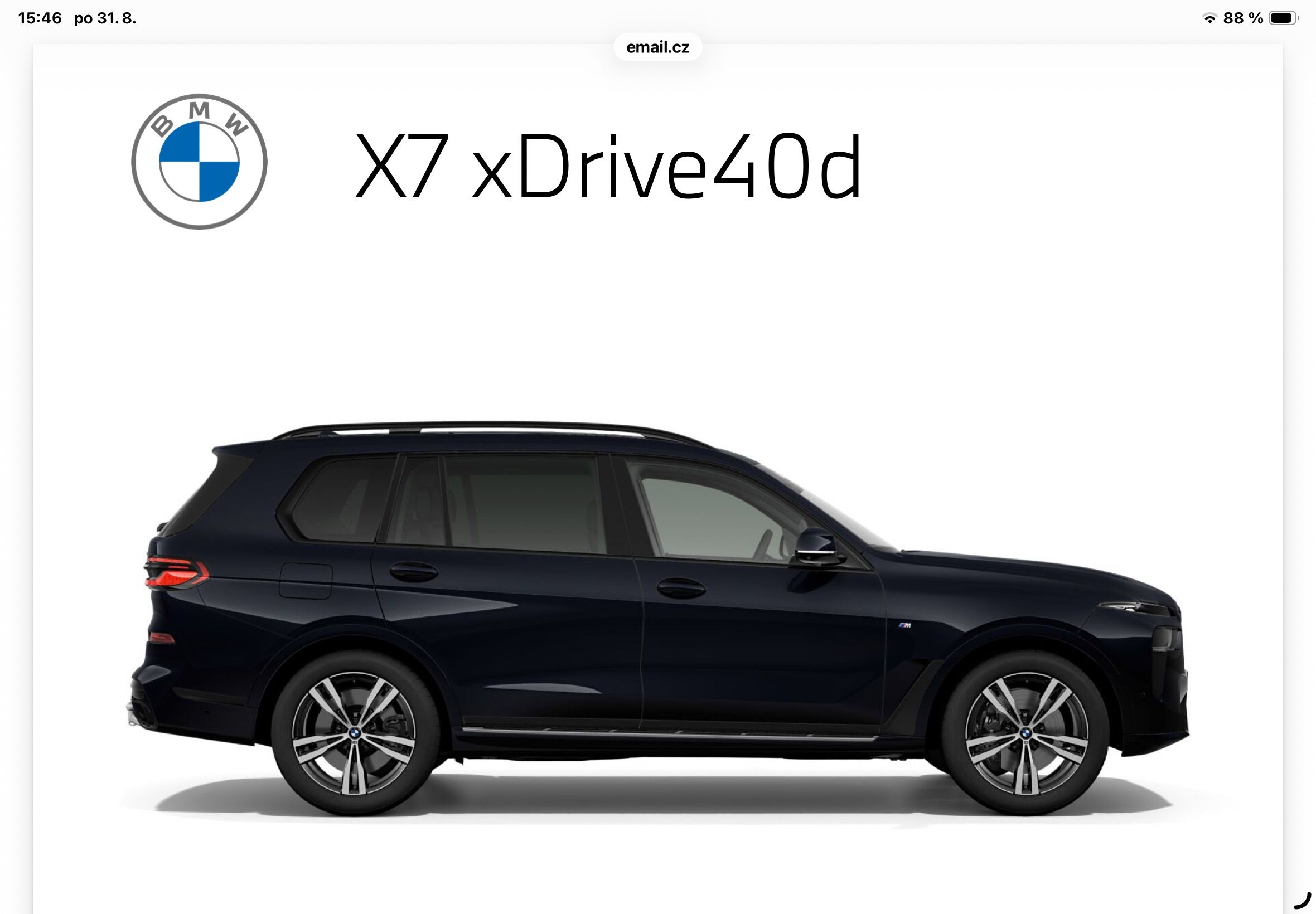 BMW X7, 40d xDrive,Executive,Mpaket,TZ - fotka 2