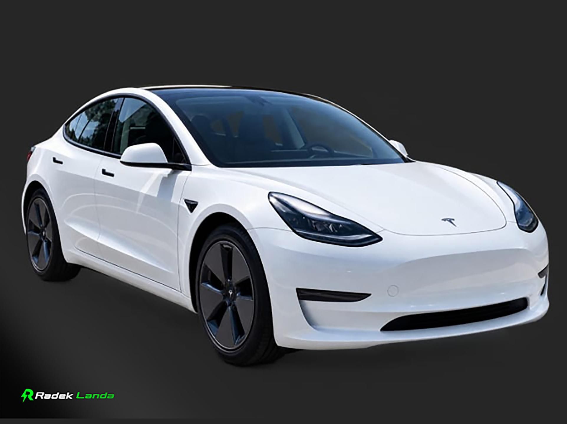 Tesla Model 3, LFP baterie, AMD Ryzen