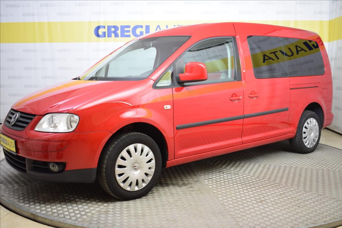 Volkswagen Caddy, 1,9 TDi MAXI 7MÍST,PO STK - fotka 3