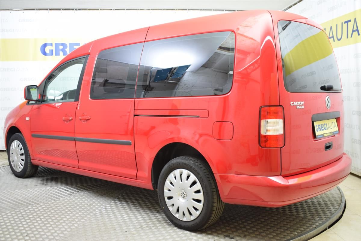 Volkswagen Caddy, 1,9 TDi MAXI 7MÍST,PO STK - fotka 5