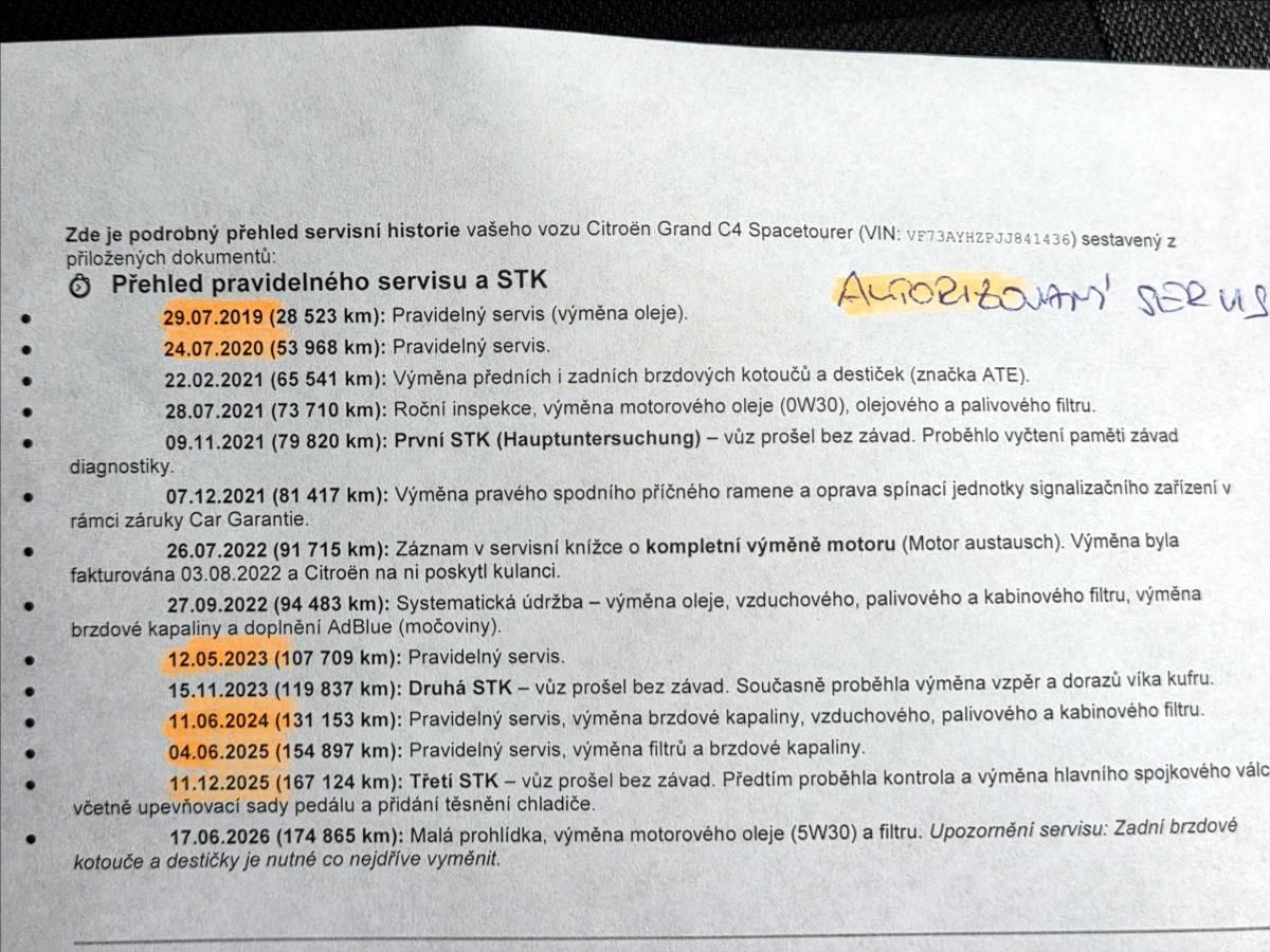 Citroën Grand C4 Picasso, 1,5 bHDi 7m SERVISNÍ KNÍŽKA - fotka 6