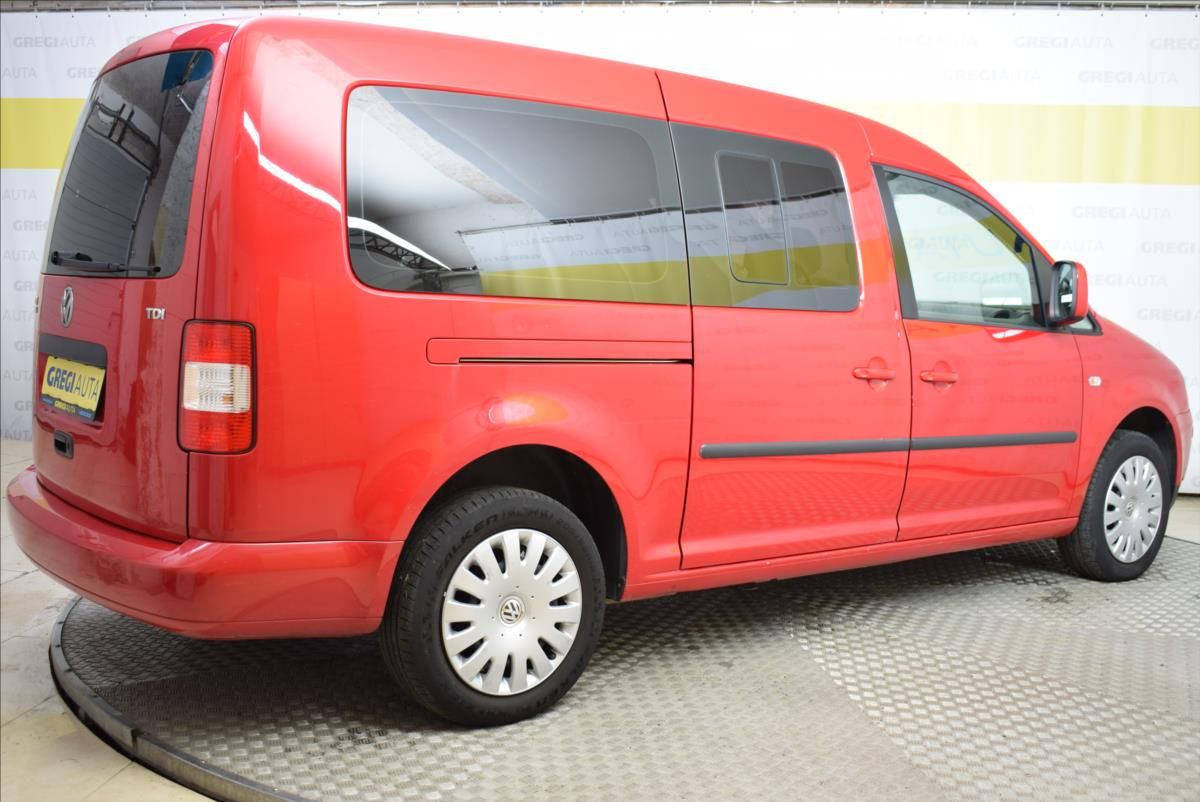 Volkswagen Caddy, 1,9 TDi MAXI 7MÍST,PO STK - fotka 6