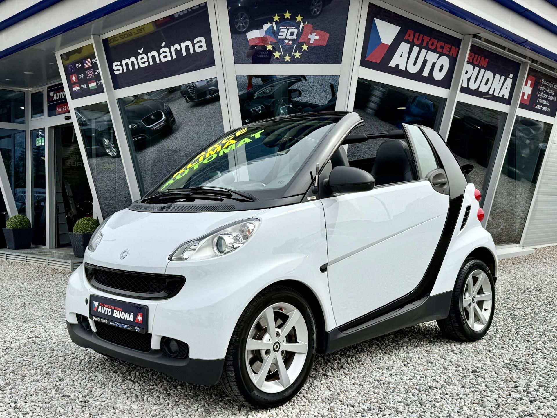 Smart Fortwo, 1,0 62kW Cabrio kůže Automat