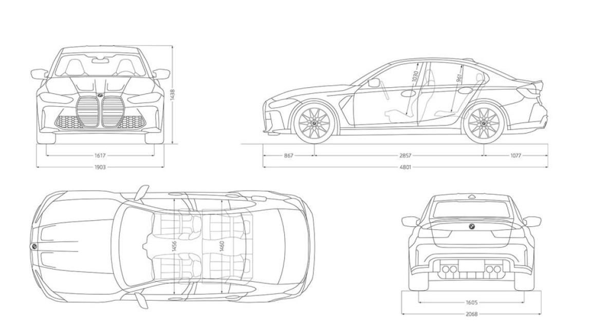 BMW M3, Competition xDrive Sedan - fotka 2