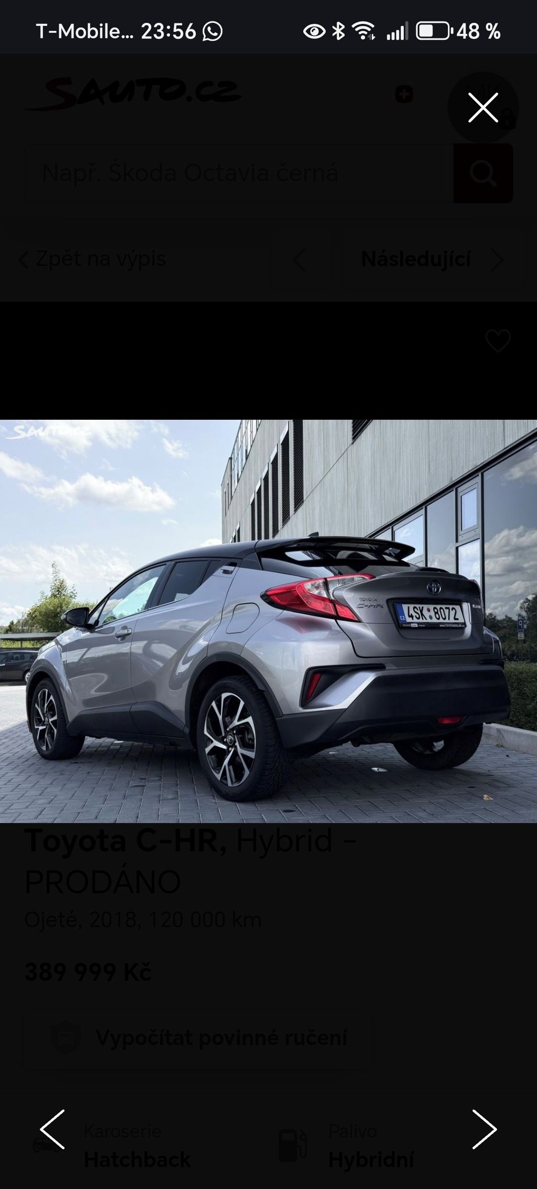 Toyota C-HR, Pravidelný servis, 2. maj. - fotka 3
