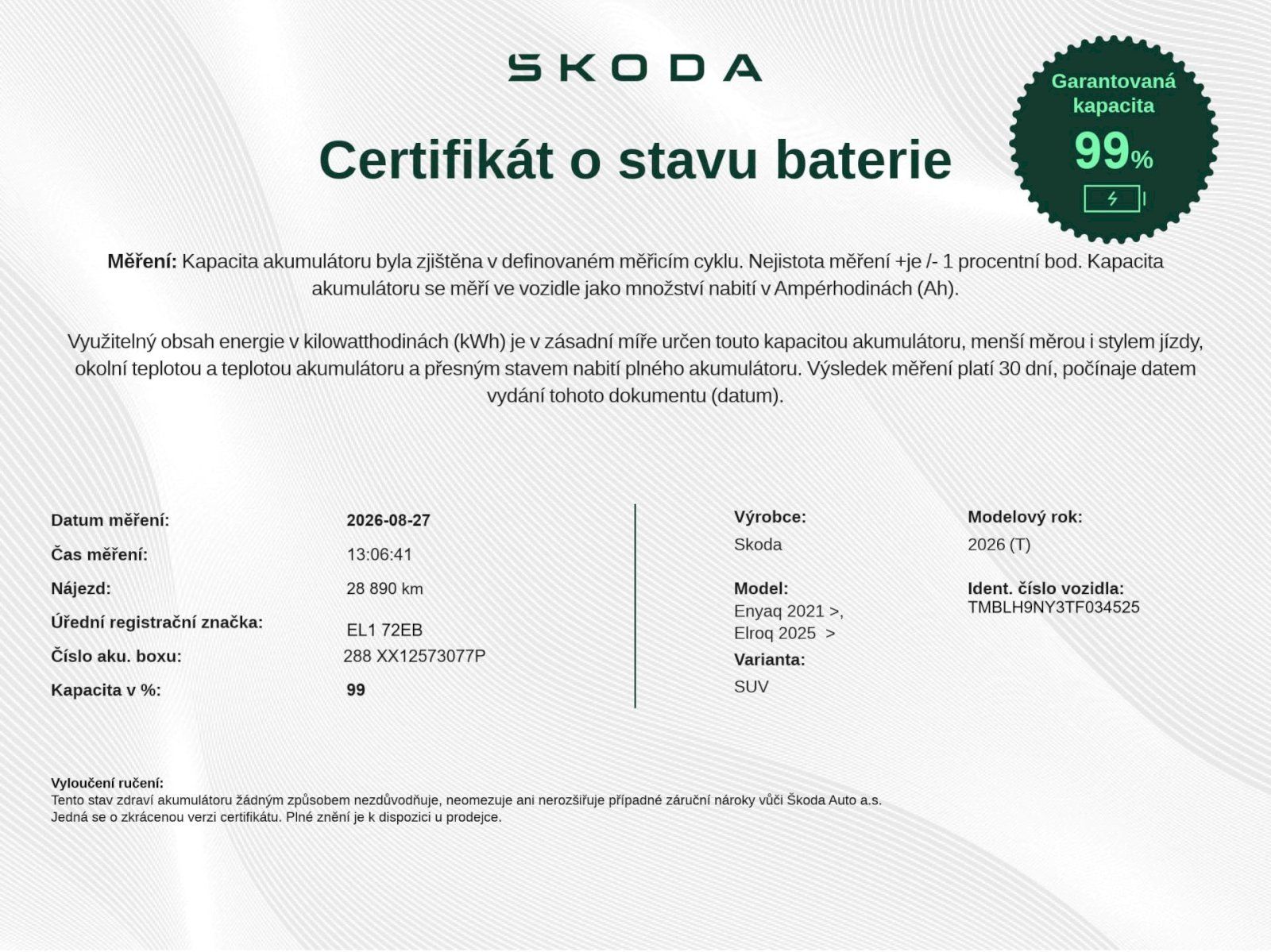Škoda Enyaq iV, SportLine 85x 210kW - fotka 6