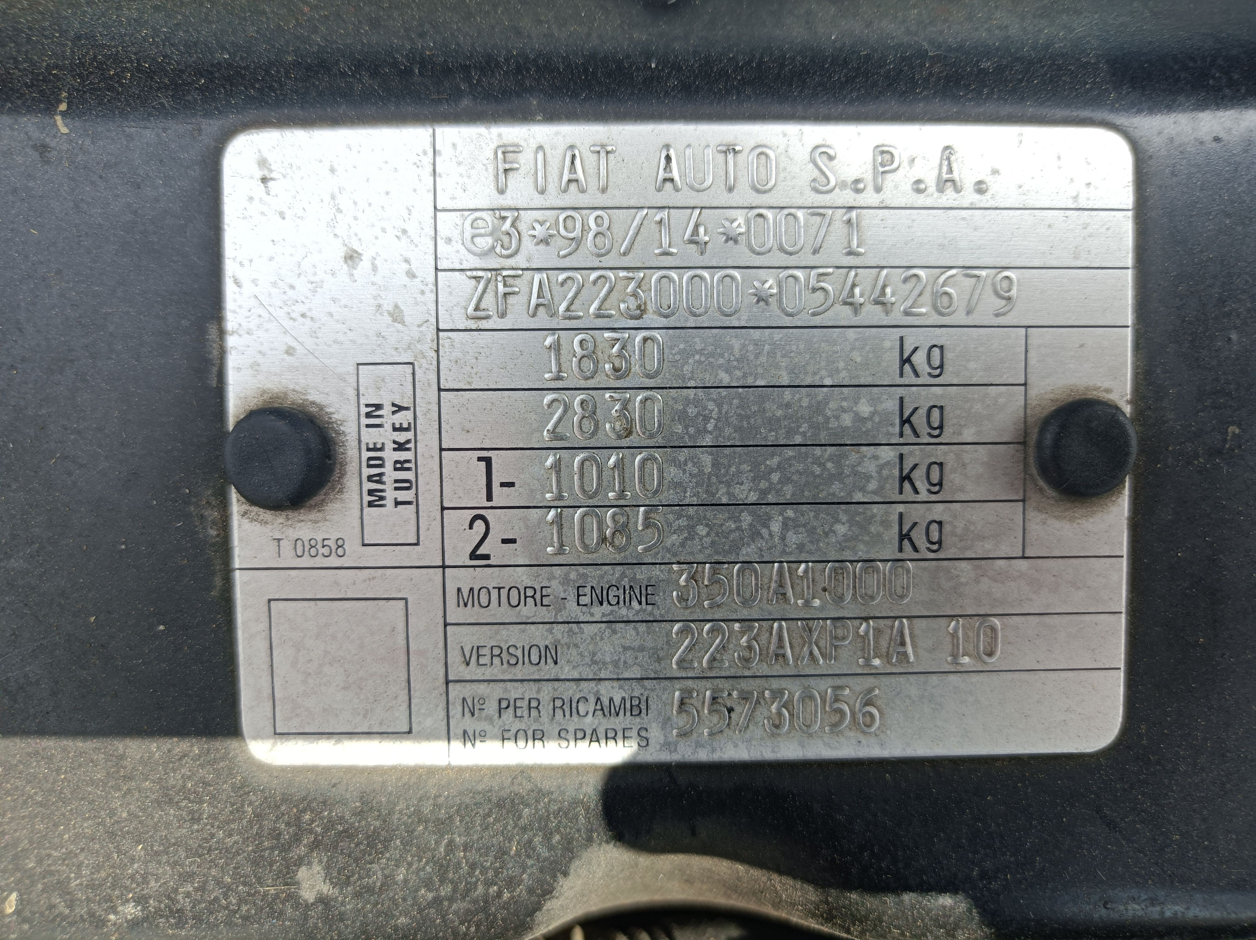 Fiat Dobló, 1.4-BENZIN.,r2006.klima,5 míst - fotka 6