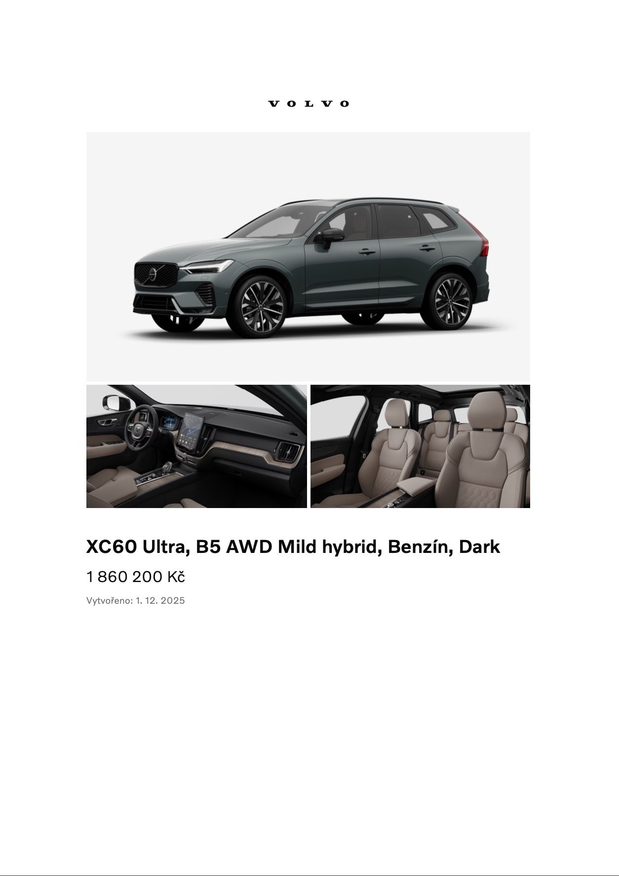 Volvo XC60, Volvo XC 60 Ultra, B5 AWD - fotka 2