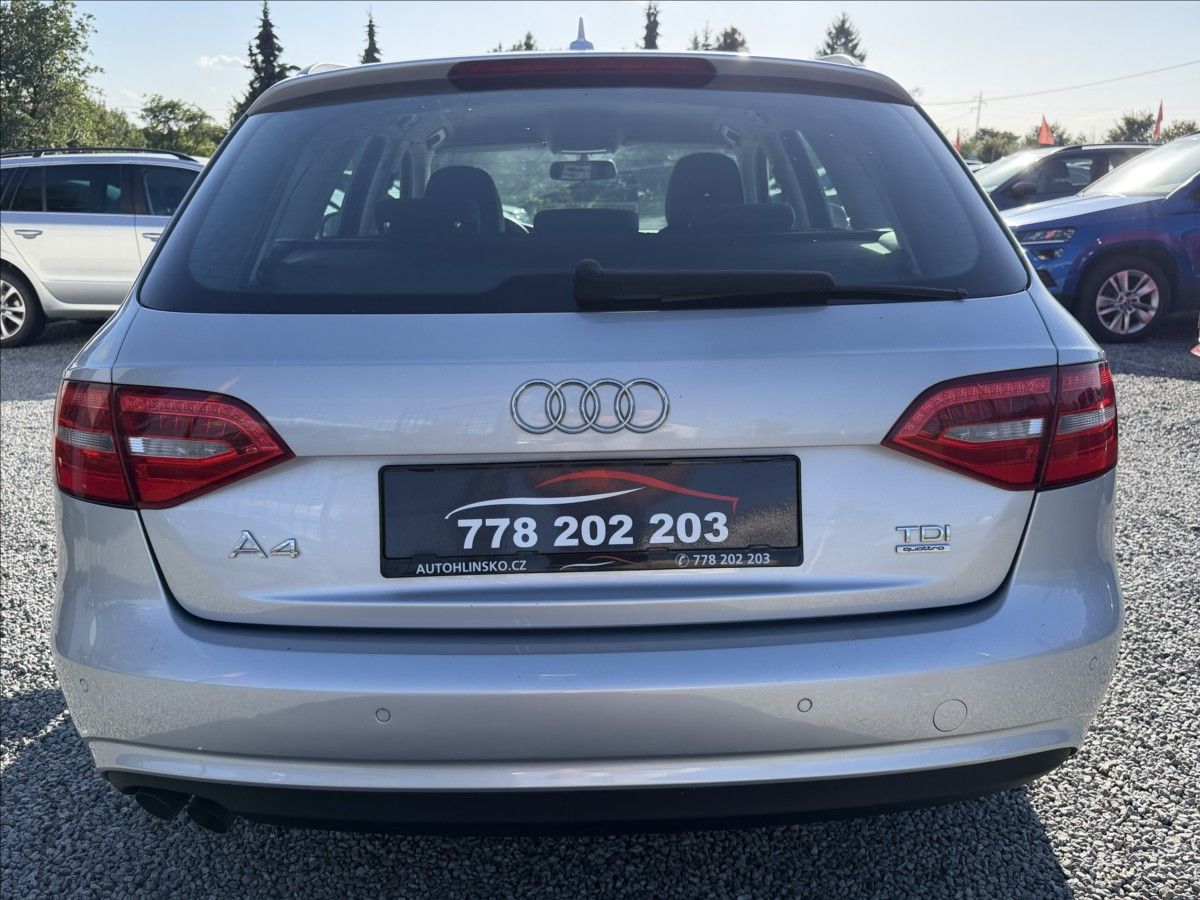 Audi A4 Avant, 2,0   TDi 130 kw Quattro LED - fotka 6