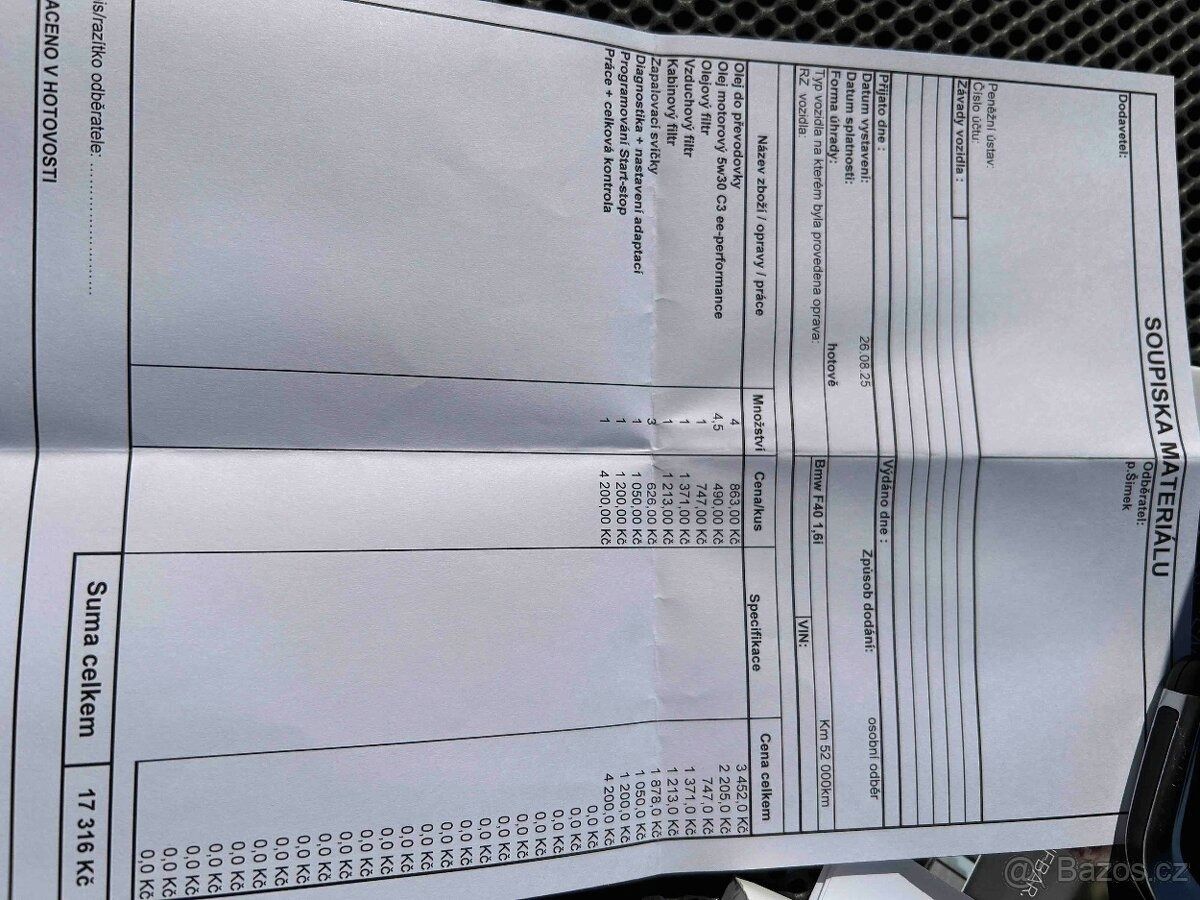 BMW Řada 1, Luxury Line Aut. 116I 56000km - fotka 6