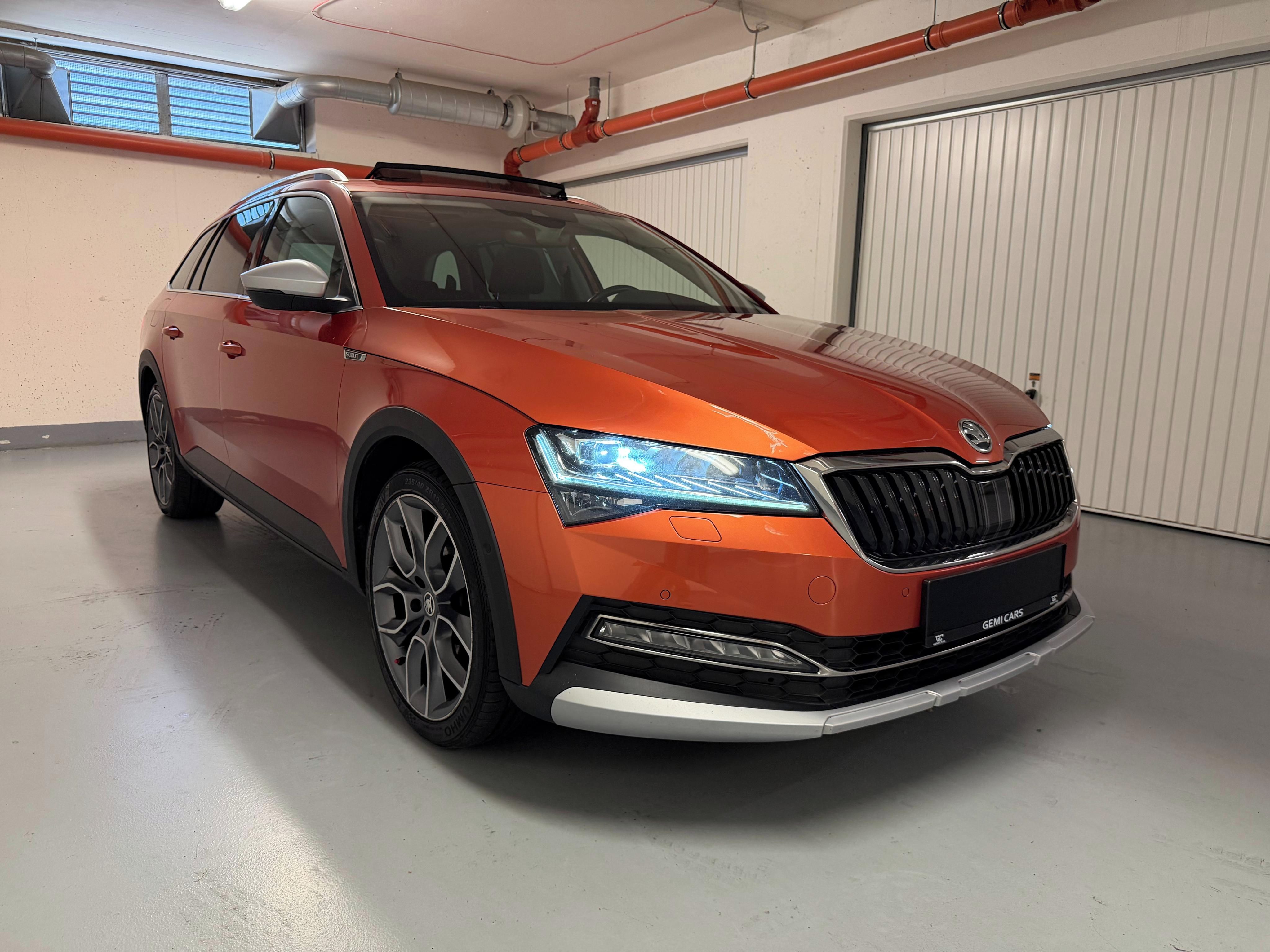 Škoda Superb, SCOUT 206kW 4x4 DSG WEBASTO CZ