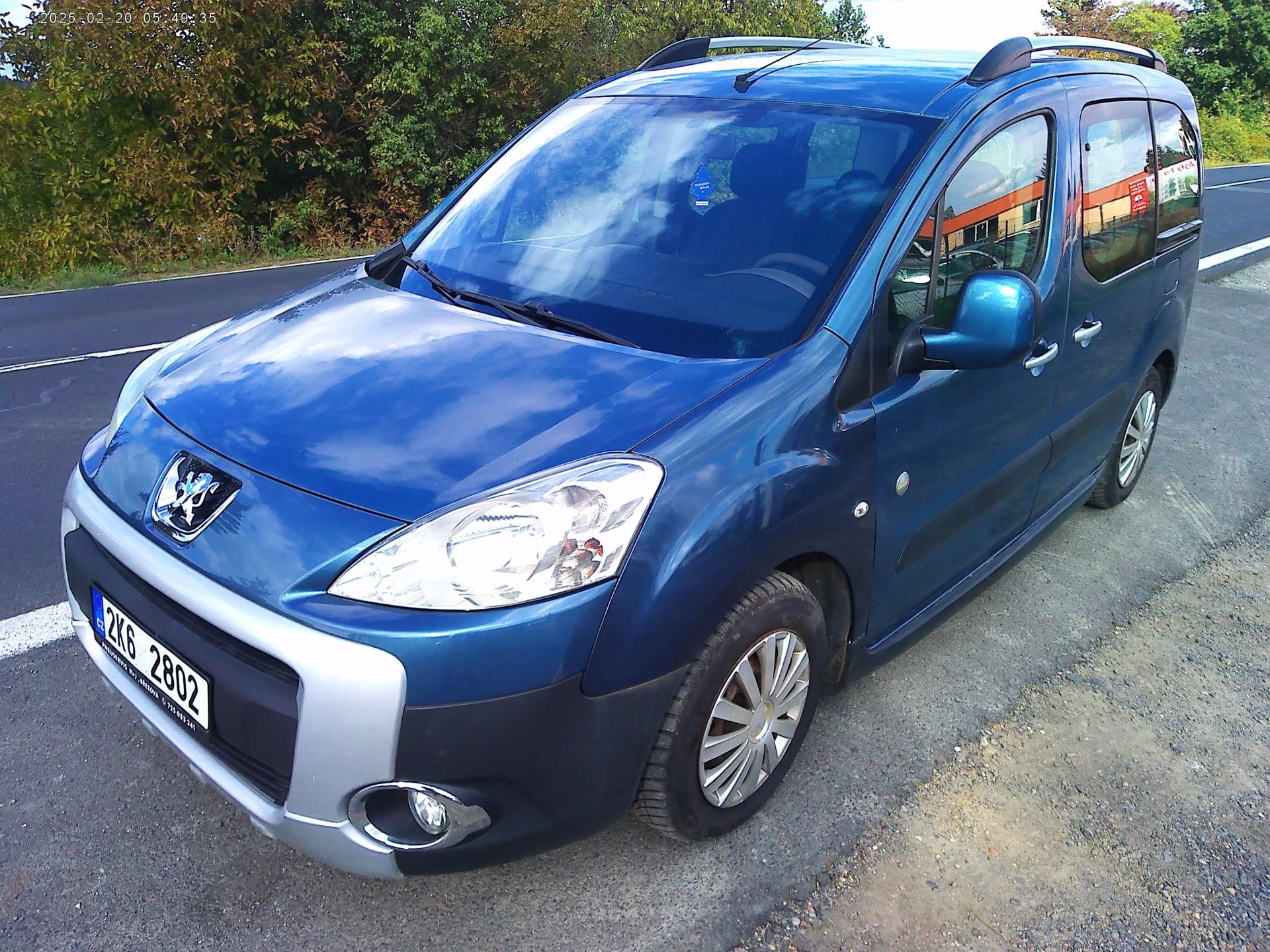 Peugeot Partner Tepee, 1.6 HDi, 66 kW, klima, 2x kola