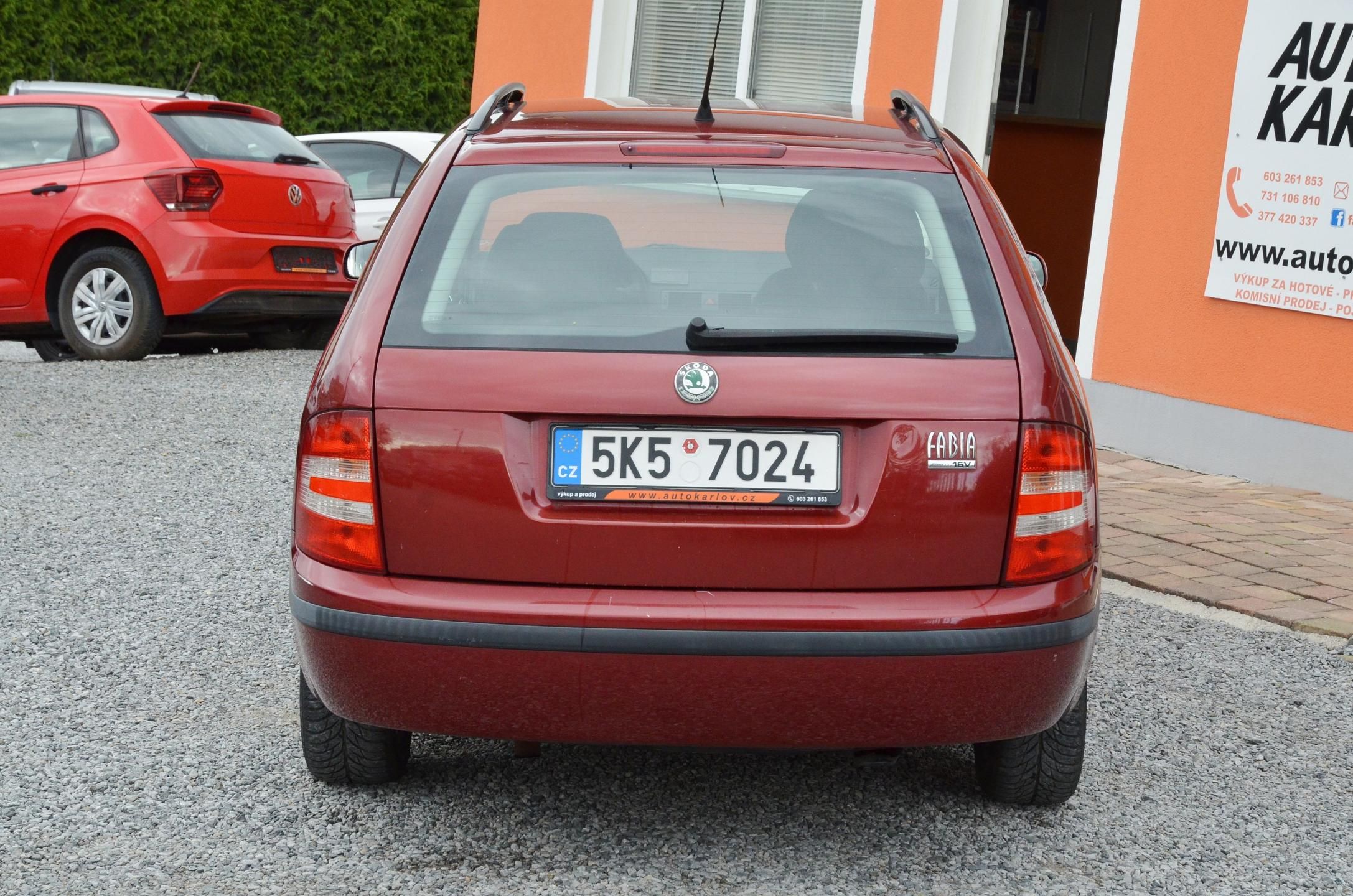 Škoda Fabia, 1.4i 16V 55kW AMBITION - fotka 5