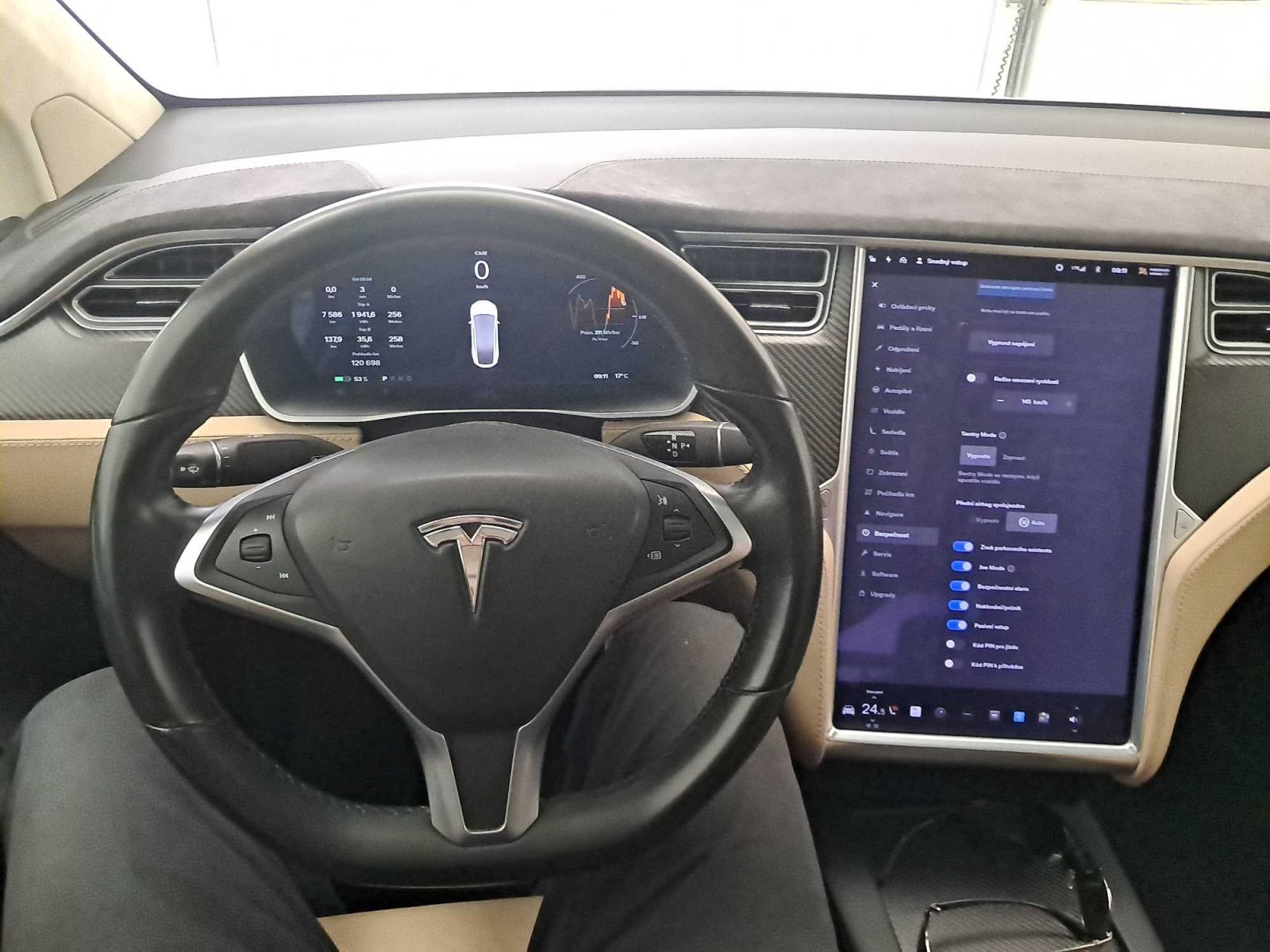 Tesla Model X, P100D, 4X4, Automat, Kůže - fotka 3