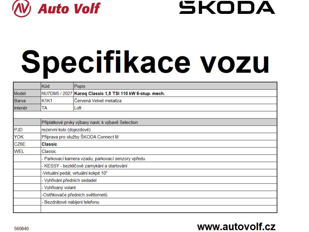 Škoda Karoq, Classic 1,5TSI 110kW - fotka 2