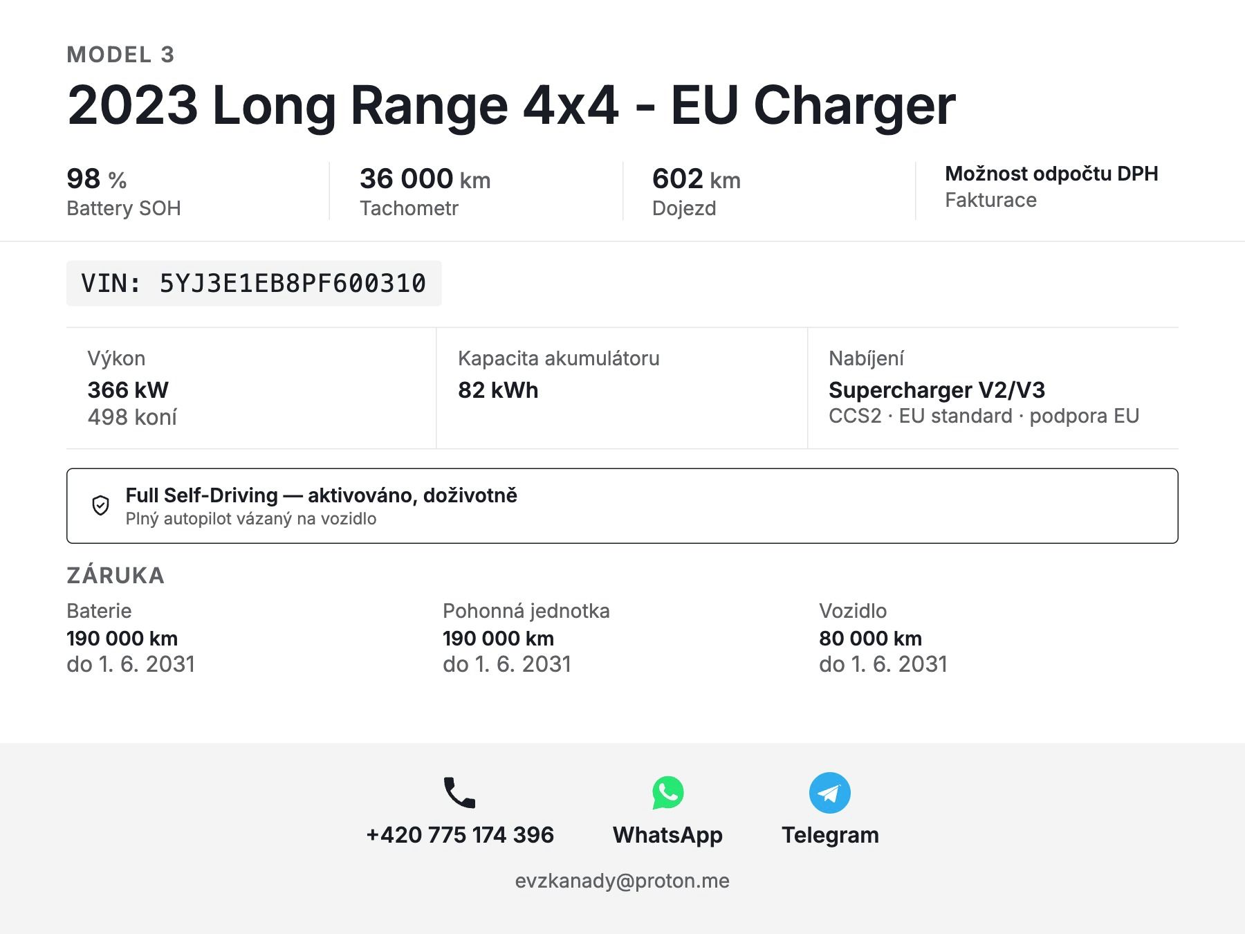 Tesla Model 3, Long range 4x4 - fotka 2