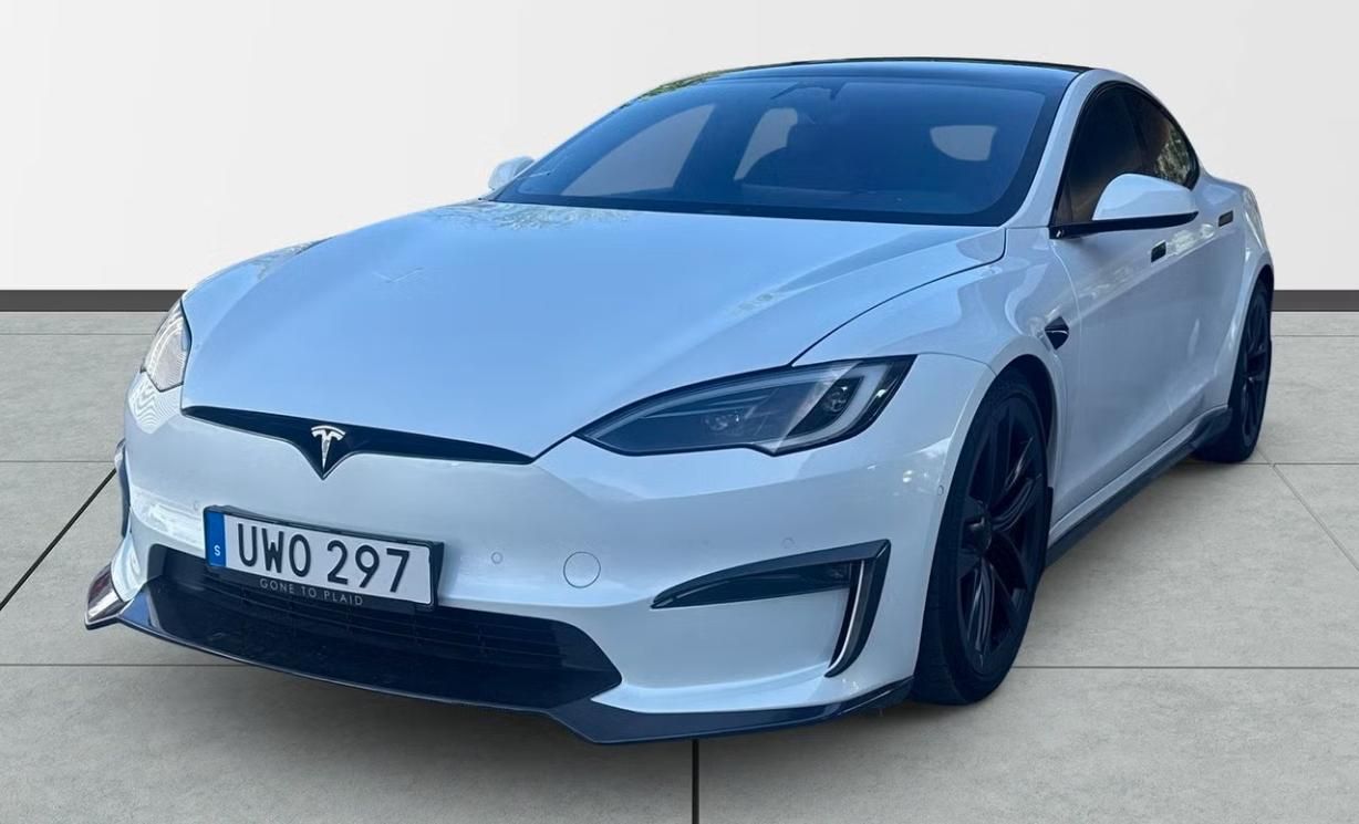 Tesla Model S, Plaid AWD SoH 86% Tažné Yoke