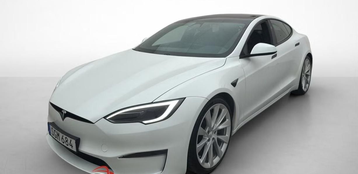 Tesla Model S, LR AWD Vzduch Yoke Pano Kamera