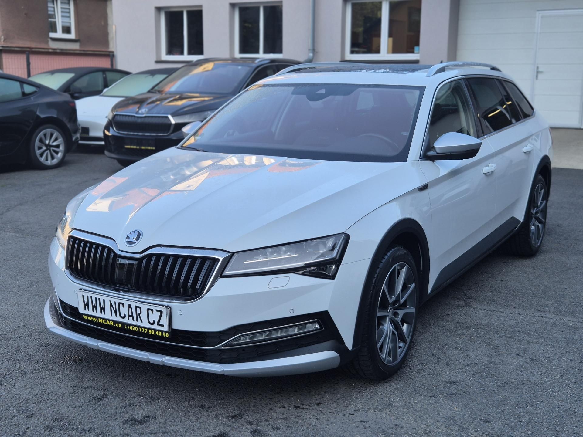 Škoda Superb, Combi Scout TDi,140kw,DSG,4x4