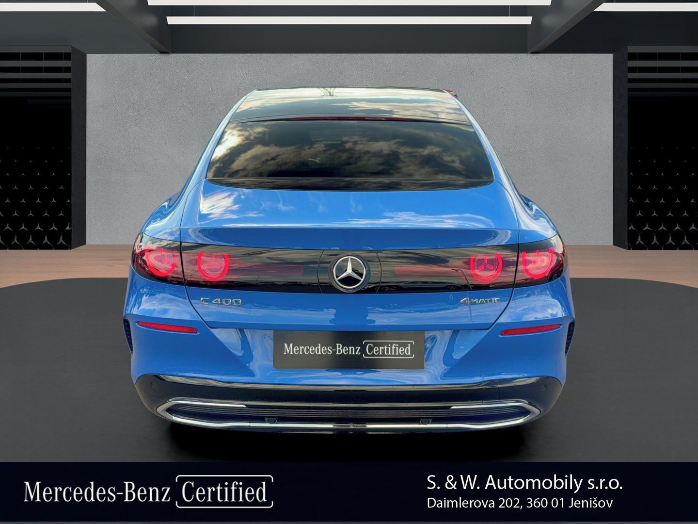 Mercedes-Benz Třídy C, C 400 4MATIC electric - fotka 6