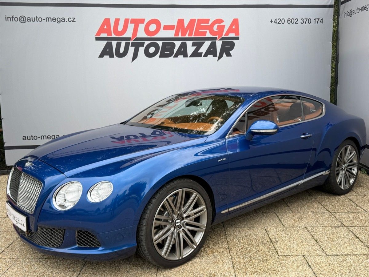 Bentley Continental GT, 6,0 W12 GT 460KW-SPEED-4WD