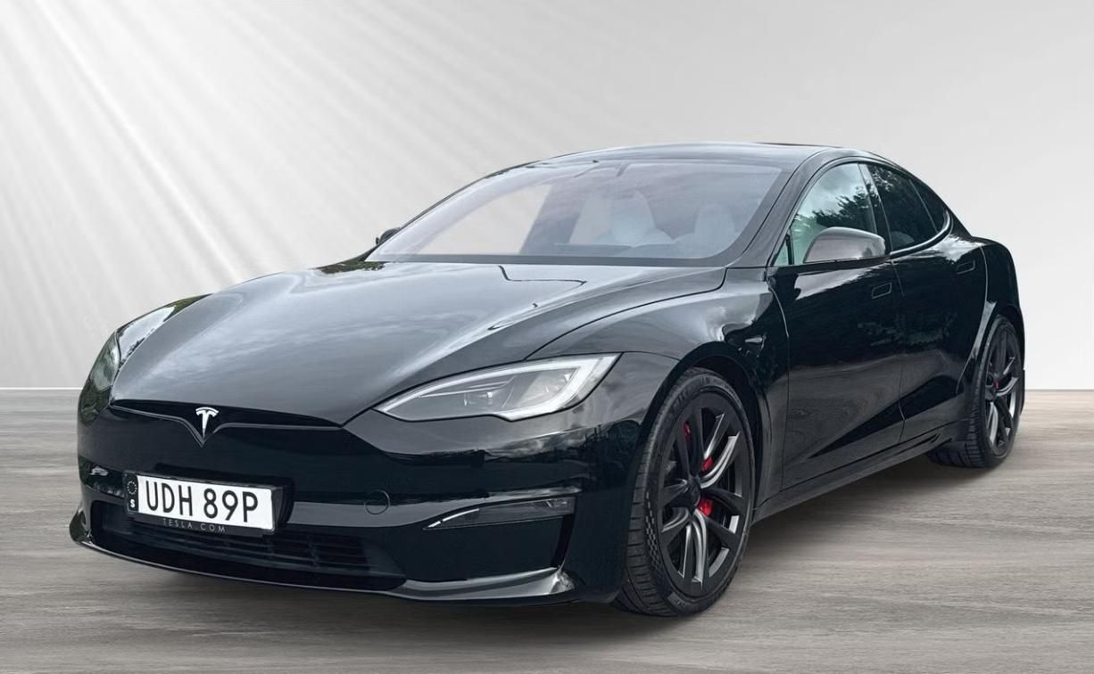 Tesla Model S, Plaid AWD FSD Tažné Bílý in.