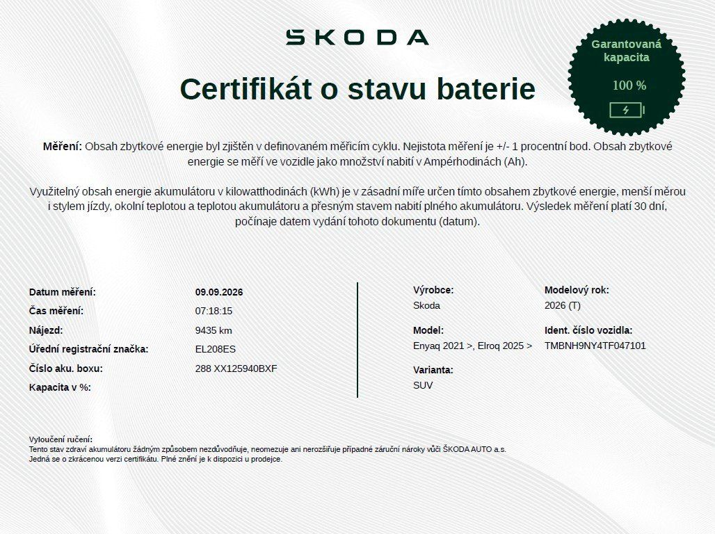 Škoda Elroq, 85 210 kW First Edition - fotka 6