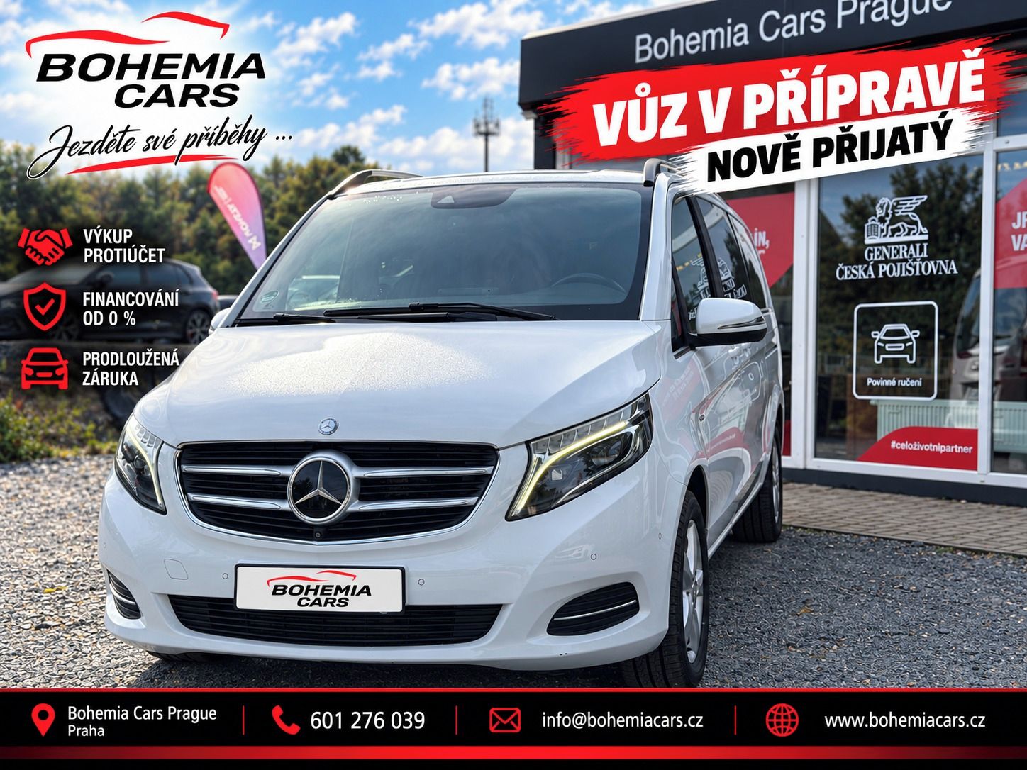 Mercedes-Benz Třídy V, 2,1 250d AVANTGARDE XL
