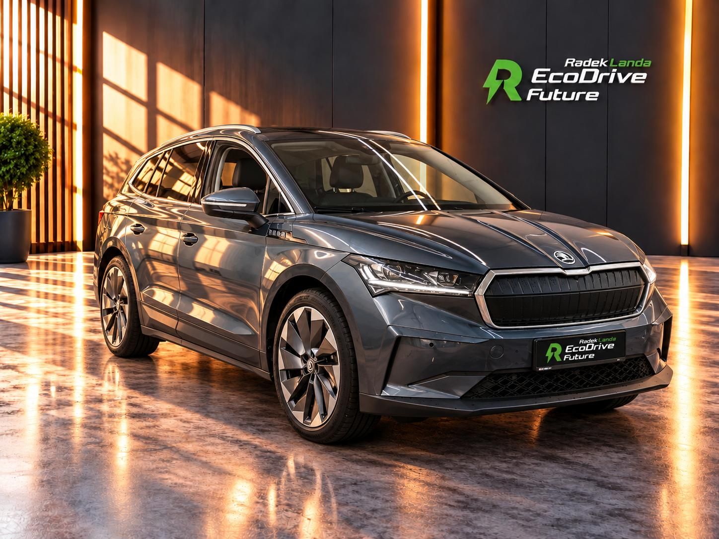 Škoda Enyaq, 77 kWh – navigace, kamera
