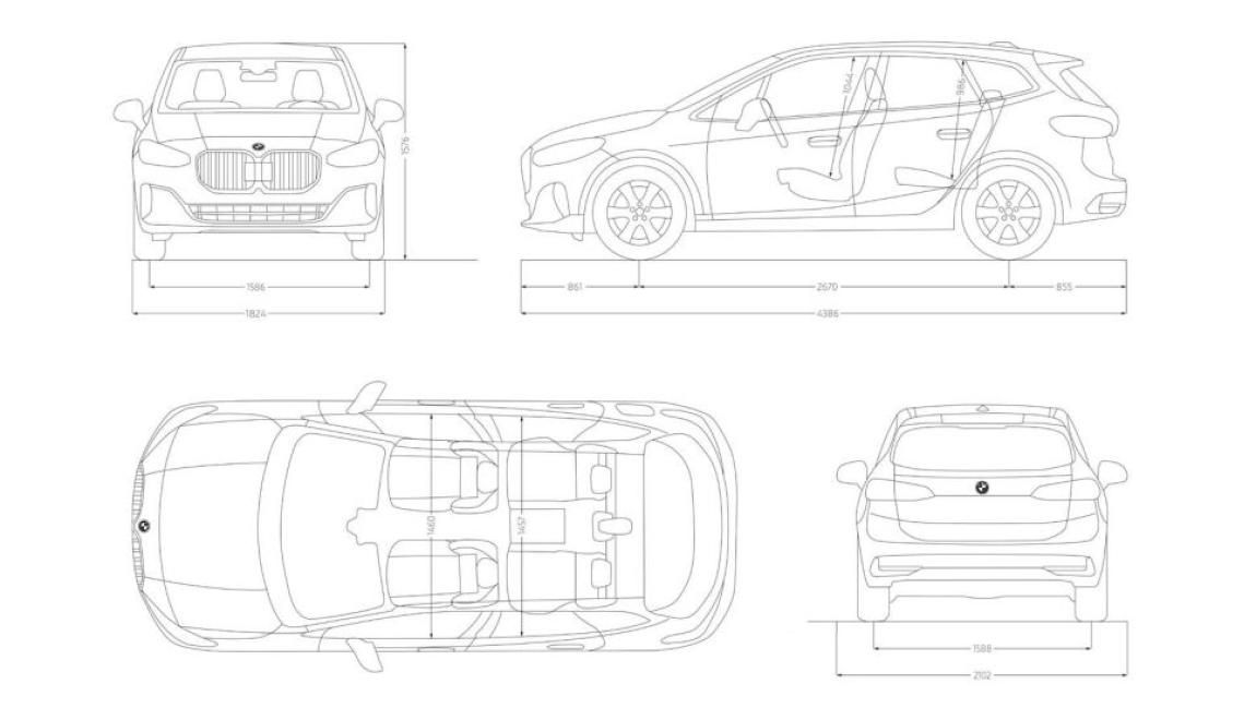 BMW Řada 2, 218d Active Tourer - fotka 6