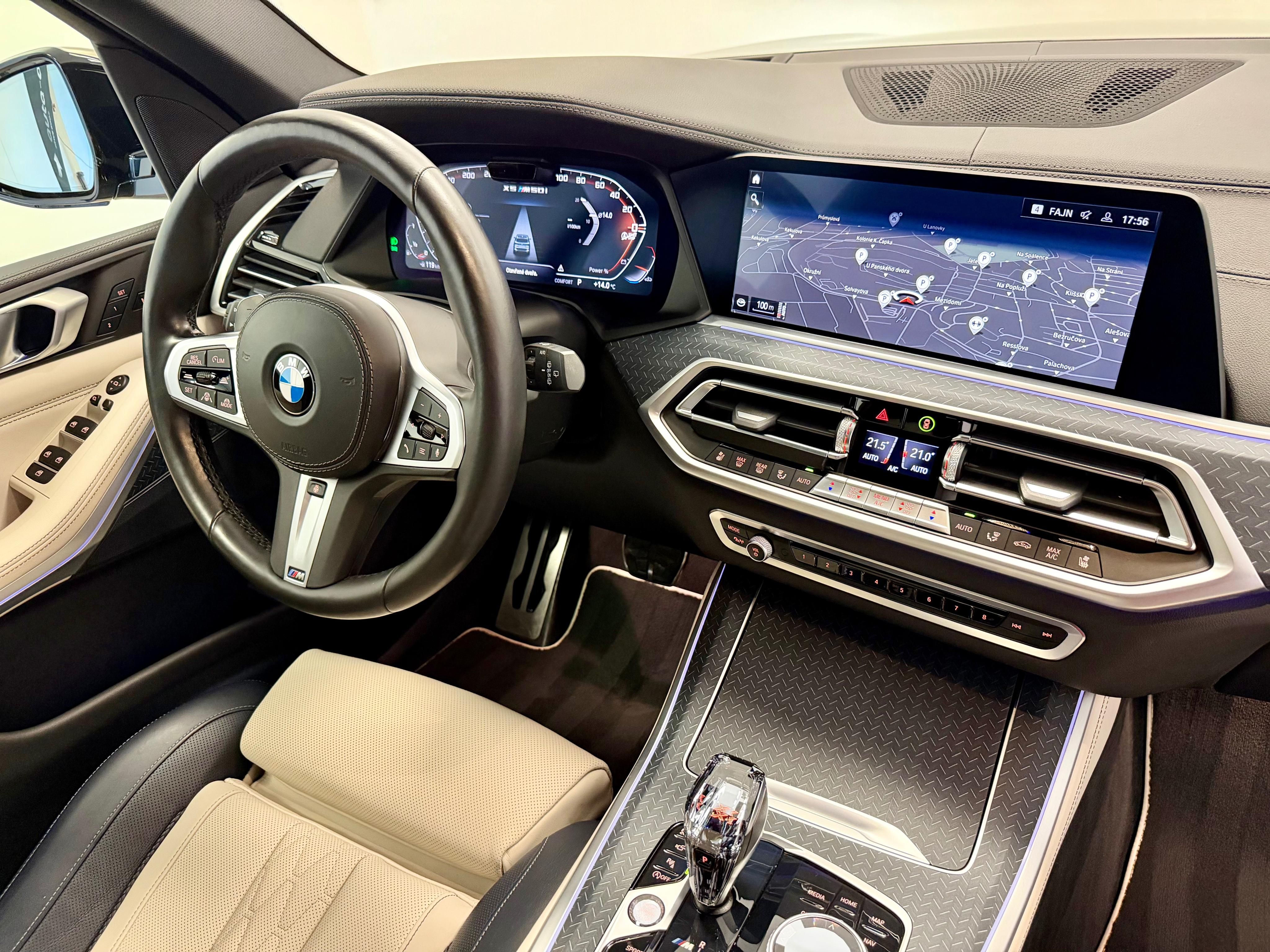 BMW X5, M50i-1MČR- ZÁRUKA-TOP STAV-DPH - fotka 6