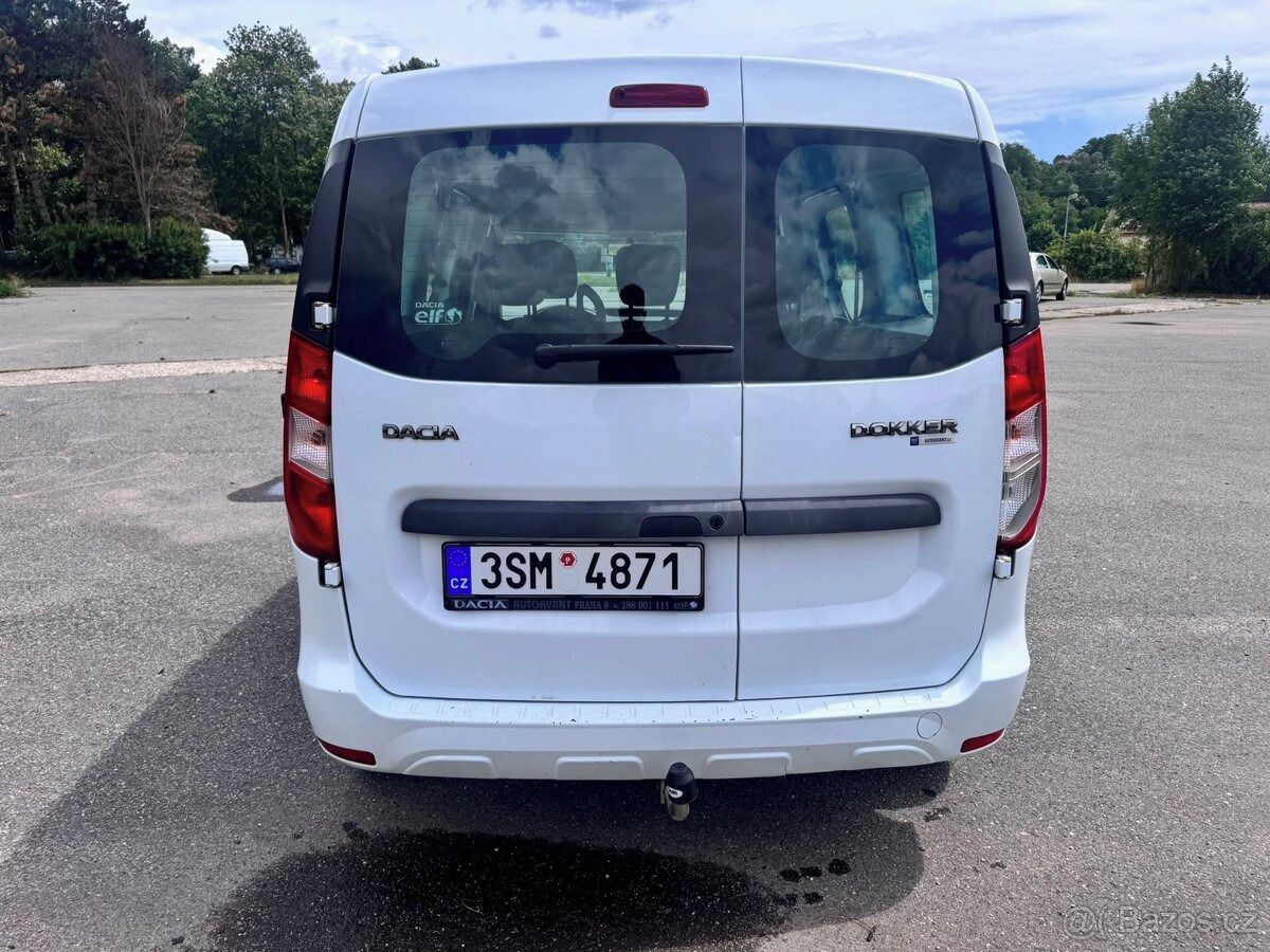 Dacia Dokker, 1.5 DCi 66kW 1. maj. tažné,DPH - fotka 4