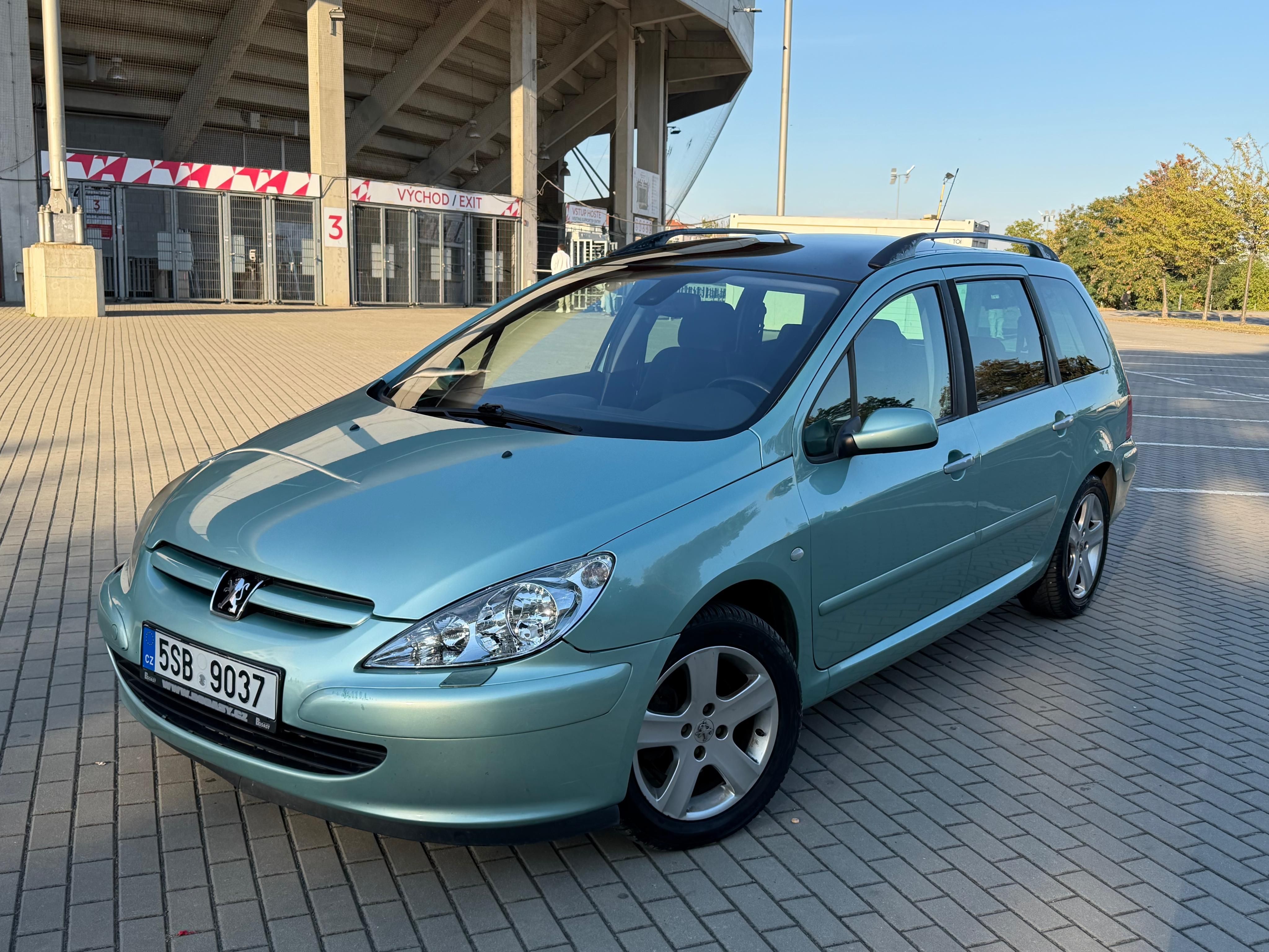 Peugeot 307, 1.6i, 80kw Nová STK