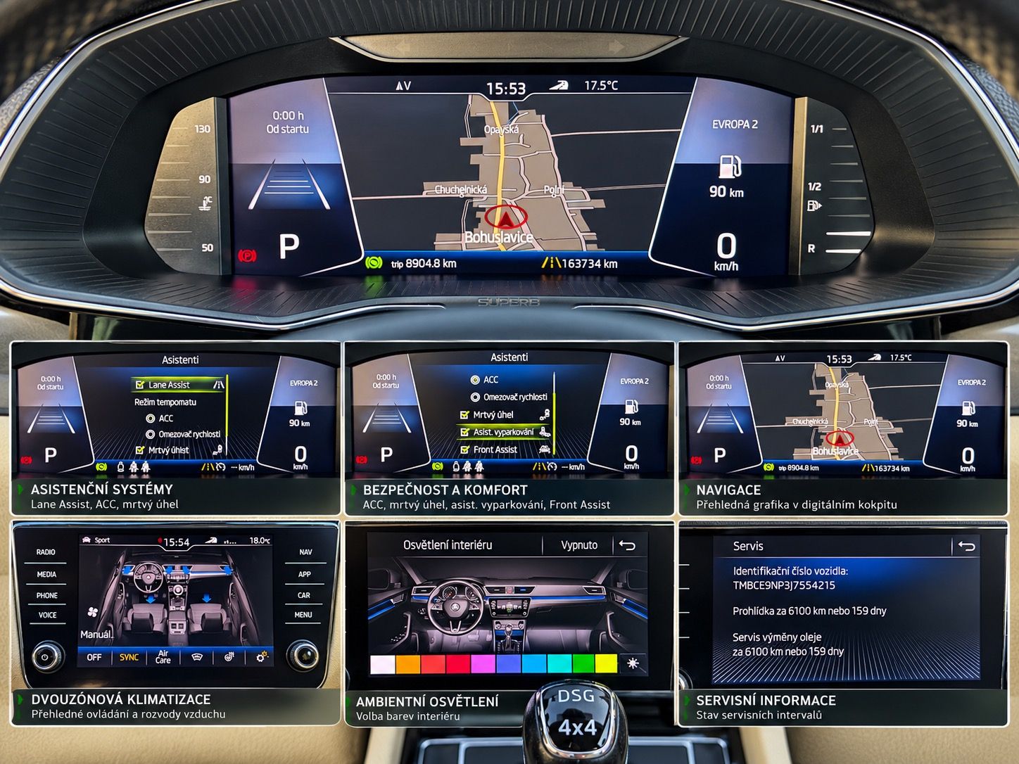 Škoda Superb, 206 kw, full bývá, top, 4x4 - fotka 5
