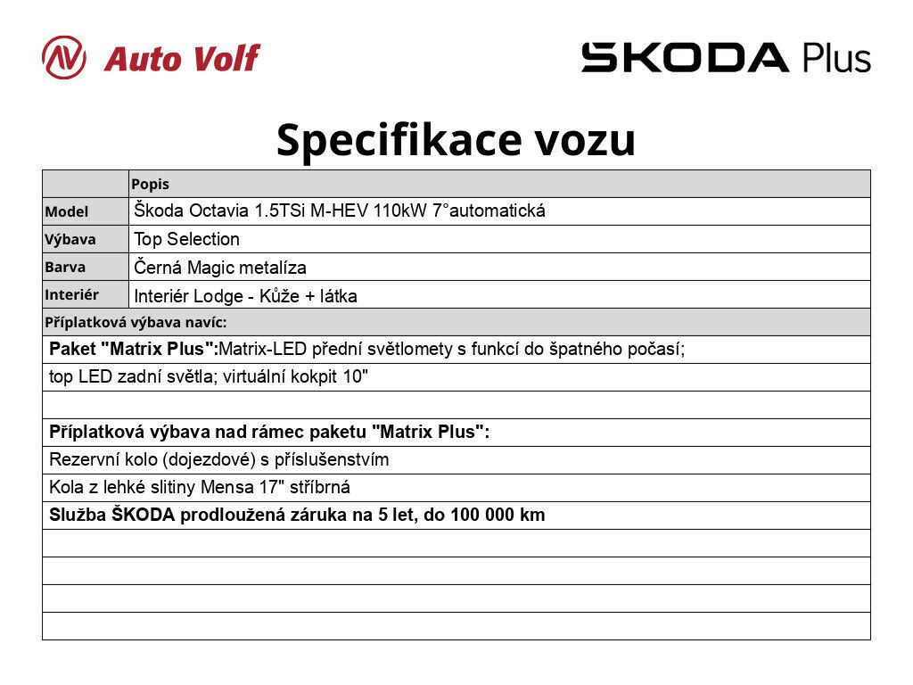 Škoda Octavia, Top Selection 1.5 TSi M-HEV 11 - fotka 2