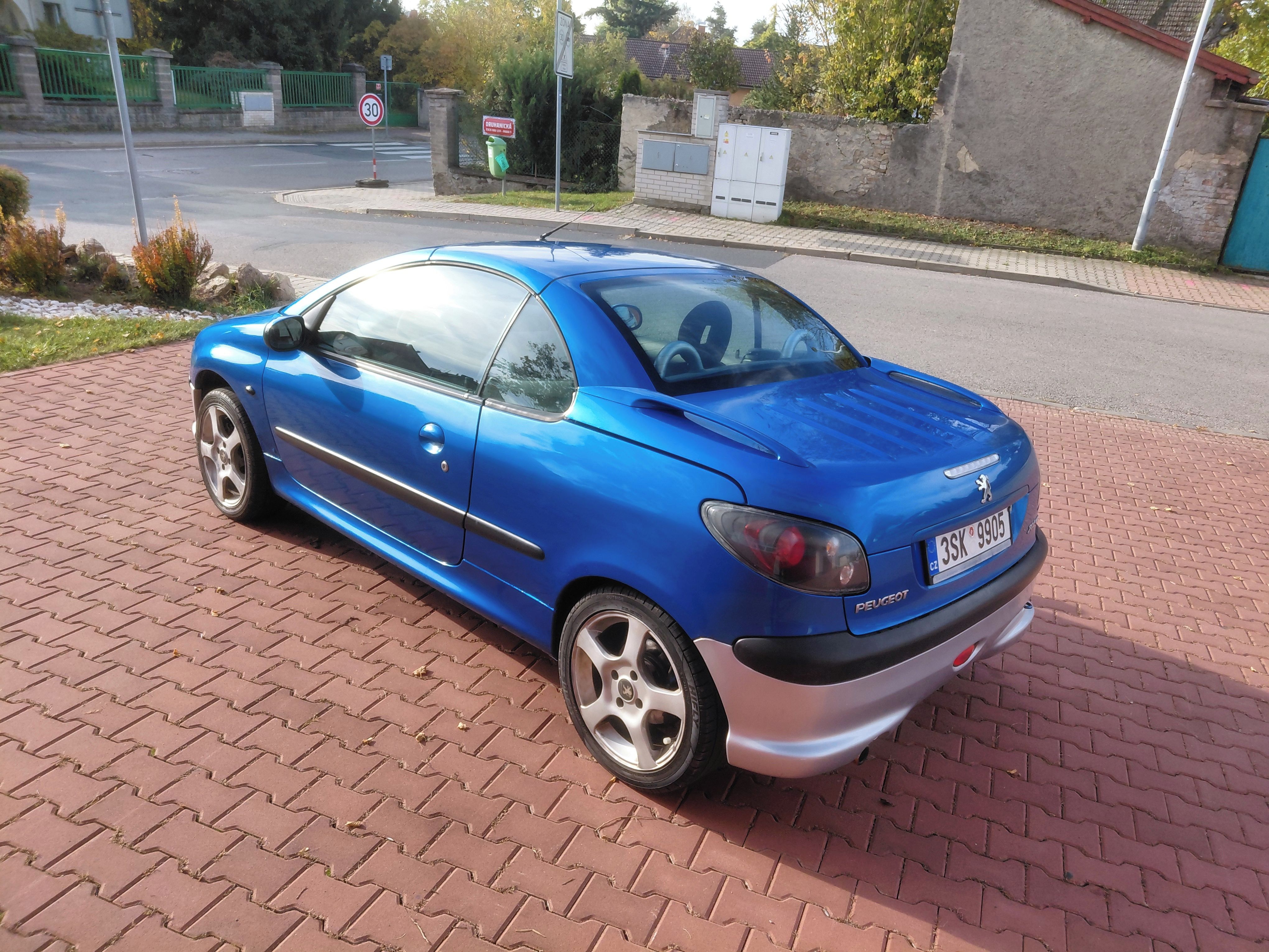 Peugeot 206, CC Kabriolet 1.6i Euro 3 - fotka 6