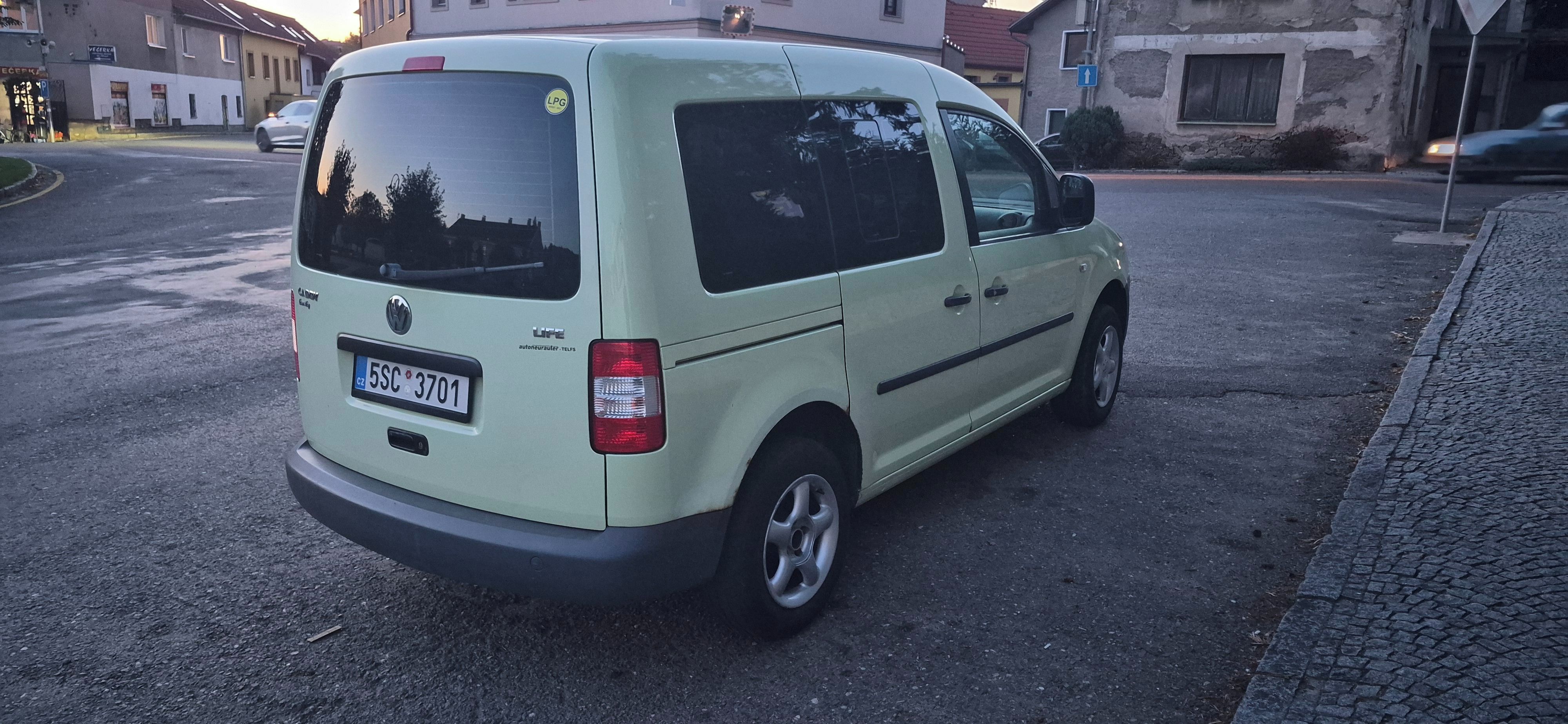 Volkswagen Caddy, VW Caddy Life, 1,4+LPG, 59 kW - fotka 4