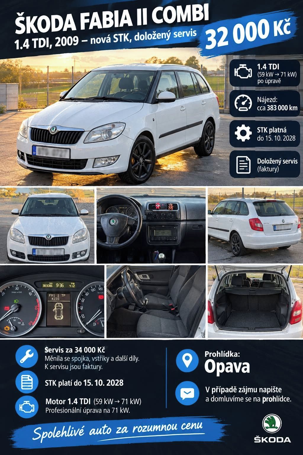 Škoda Fabia, Fabia 2 Combi 1.4 TDI TK 10/28