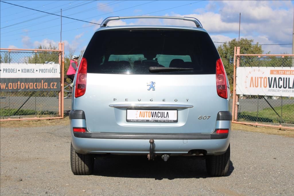 Peugeot 807, 2,2 HDi  1.maj., ČR, TAŽNÉ - fotka 6