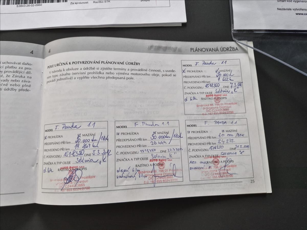 Fiat Panda, 1,1 ACTIVE ČR 1.MAJITELKA S.KN - fotka 4