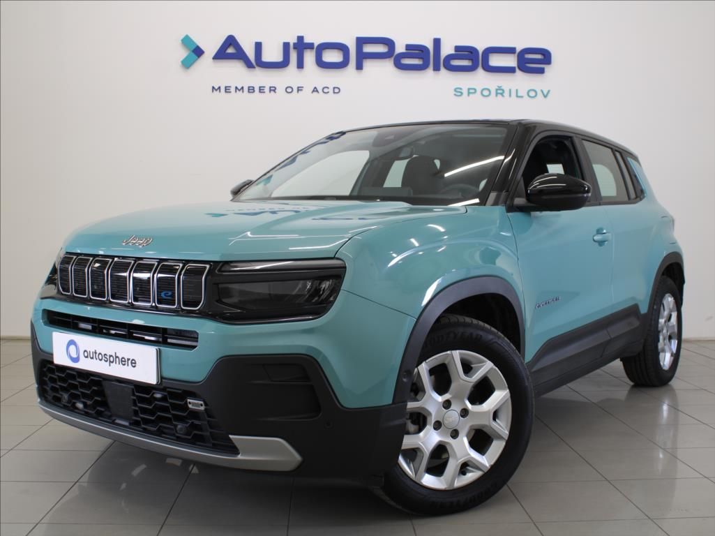 Jeep Avenger, 115kW 54kWh 21 750km! ČR
