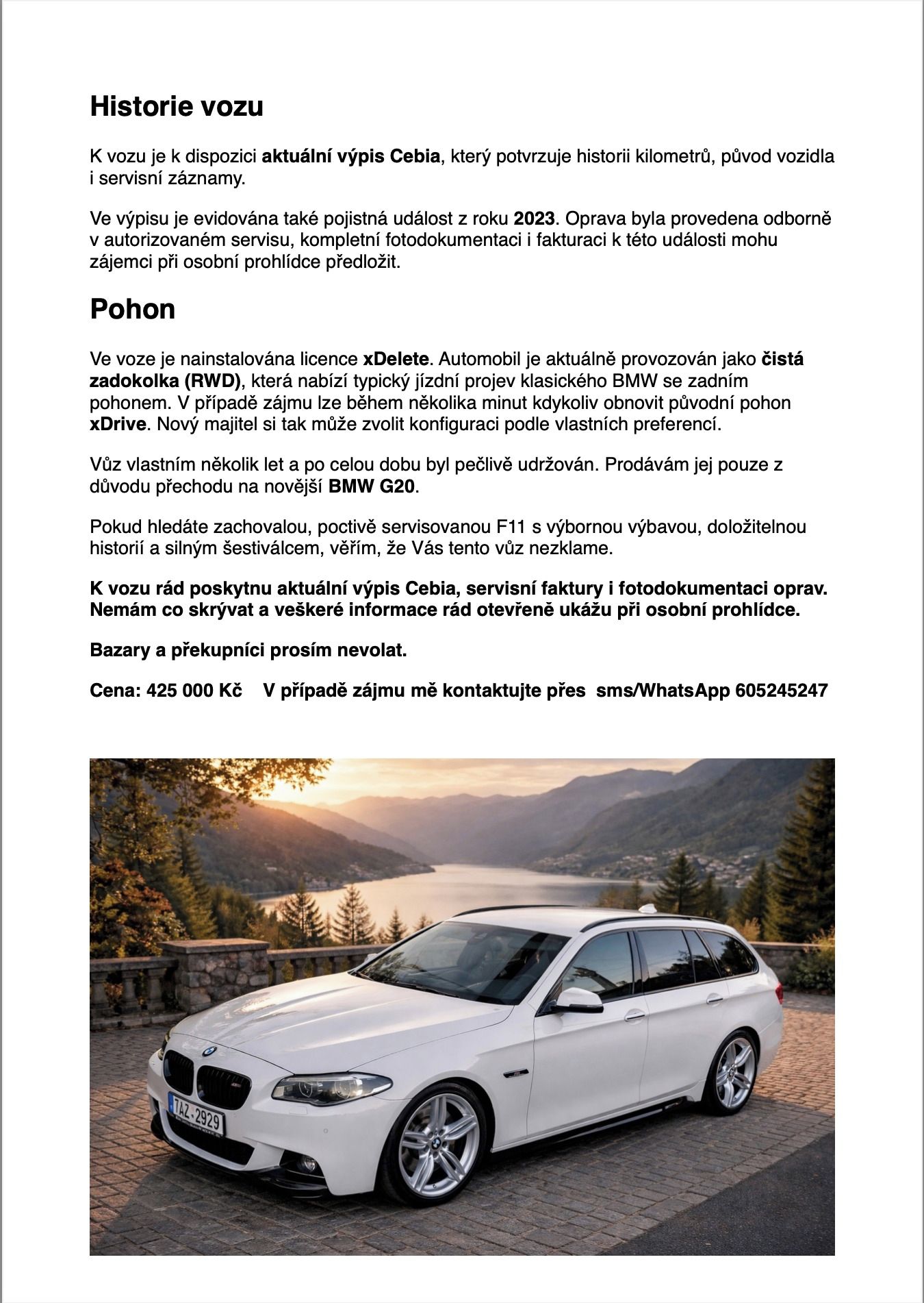 BMW Řada 5, BMW 530d xDrive F11 - fotka 3