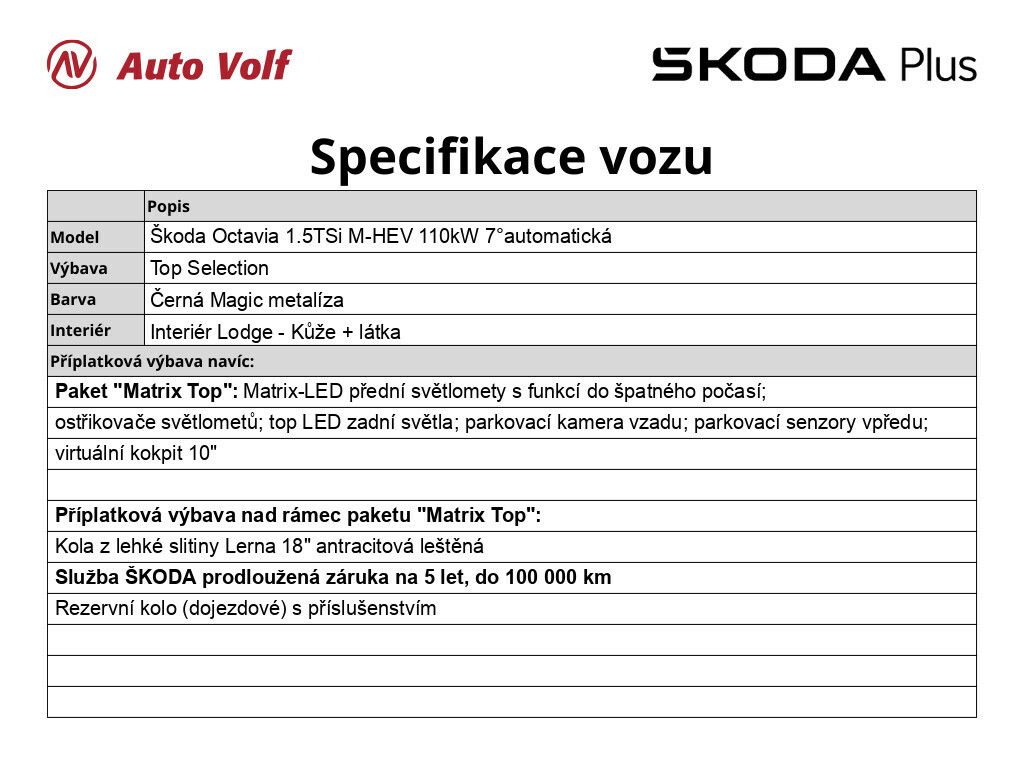 Škoda Octavia, Top Selection 1.5 TSi M-HEV 11 - fotka 2